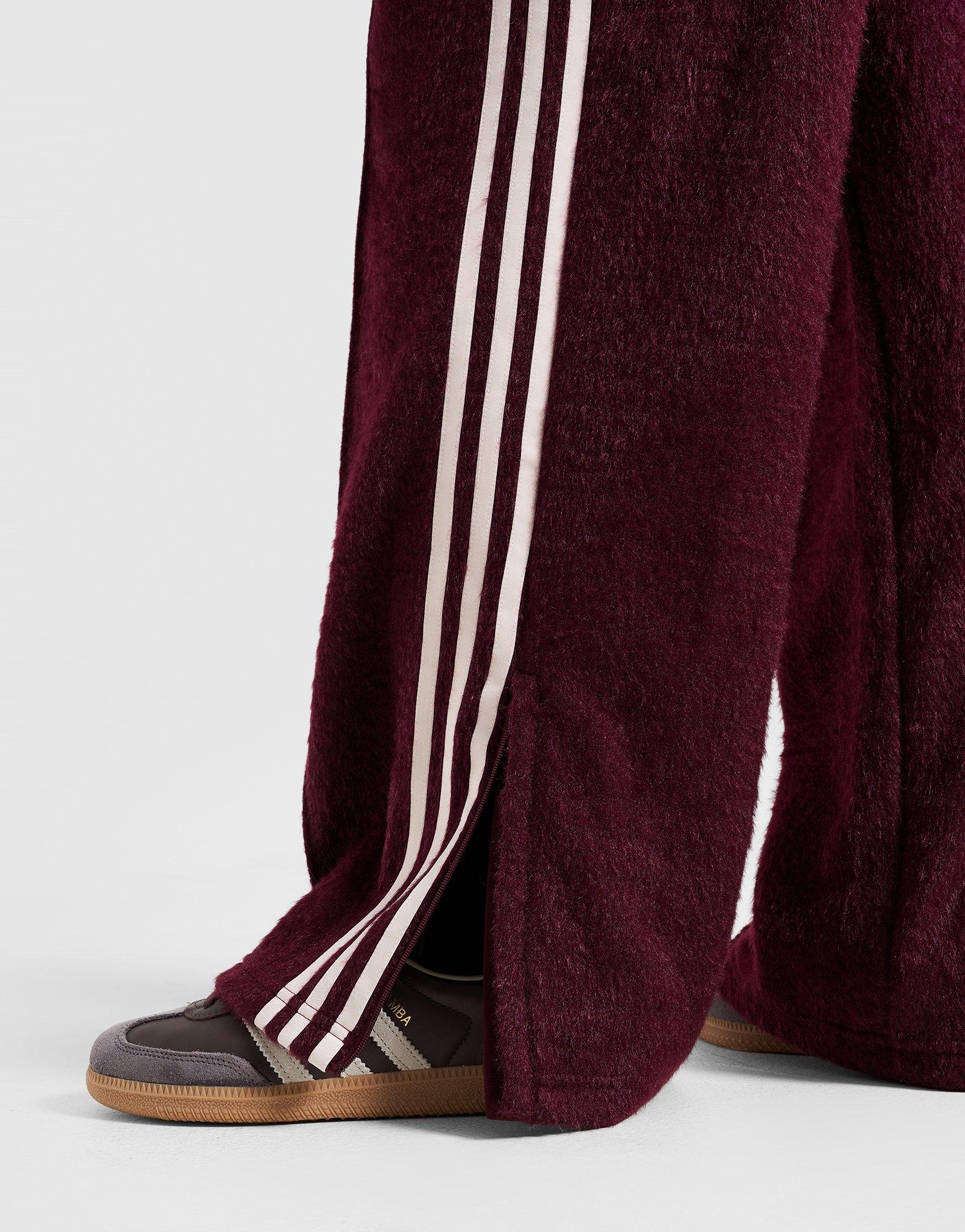 ADIDAS SPODNIE MOHAIR FB TP KS0414 Bordowy