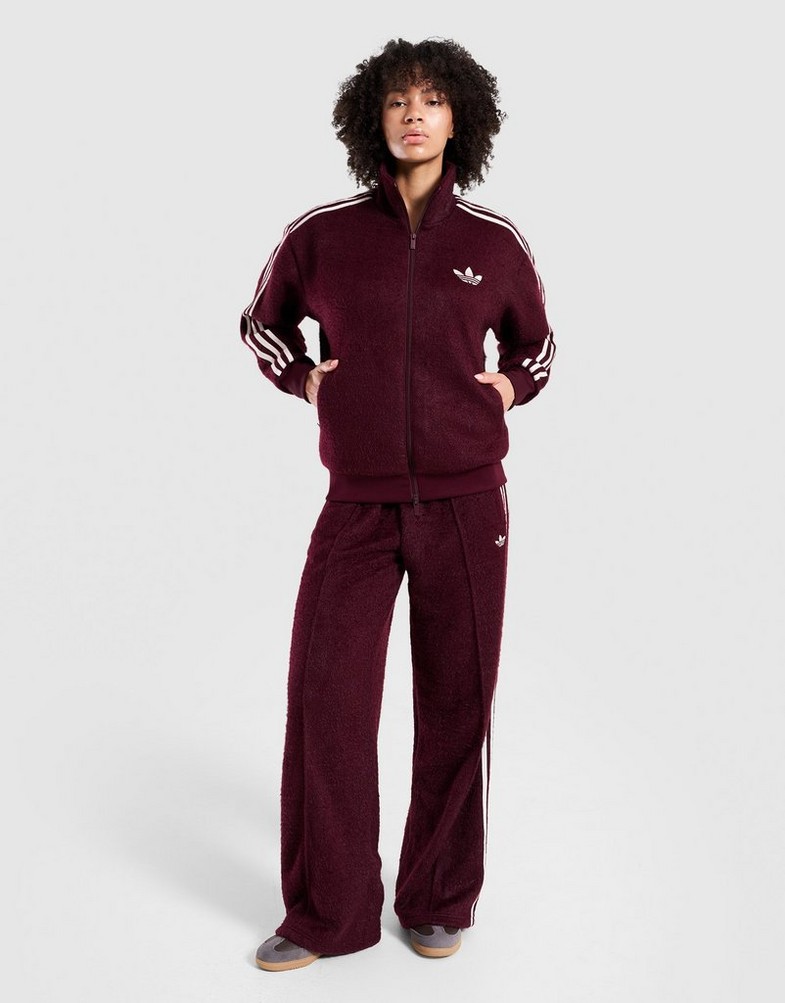 ADIDAS КОФТА НА БЛИСКАВЦІ MOHAIR FB TT KS0428 | колір Бордовий