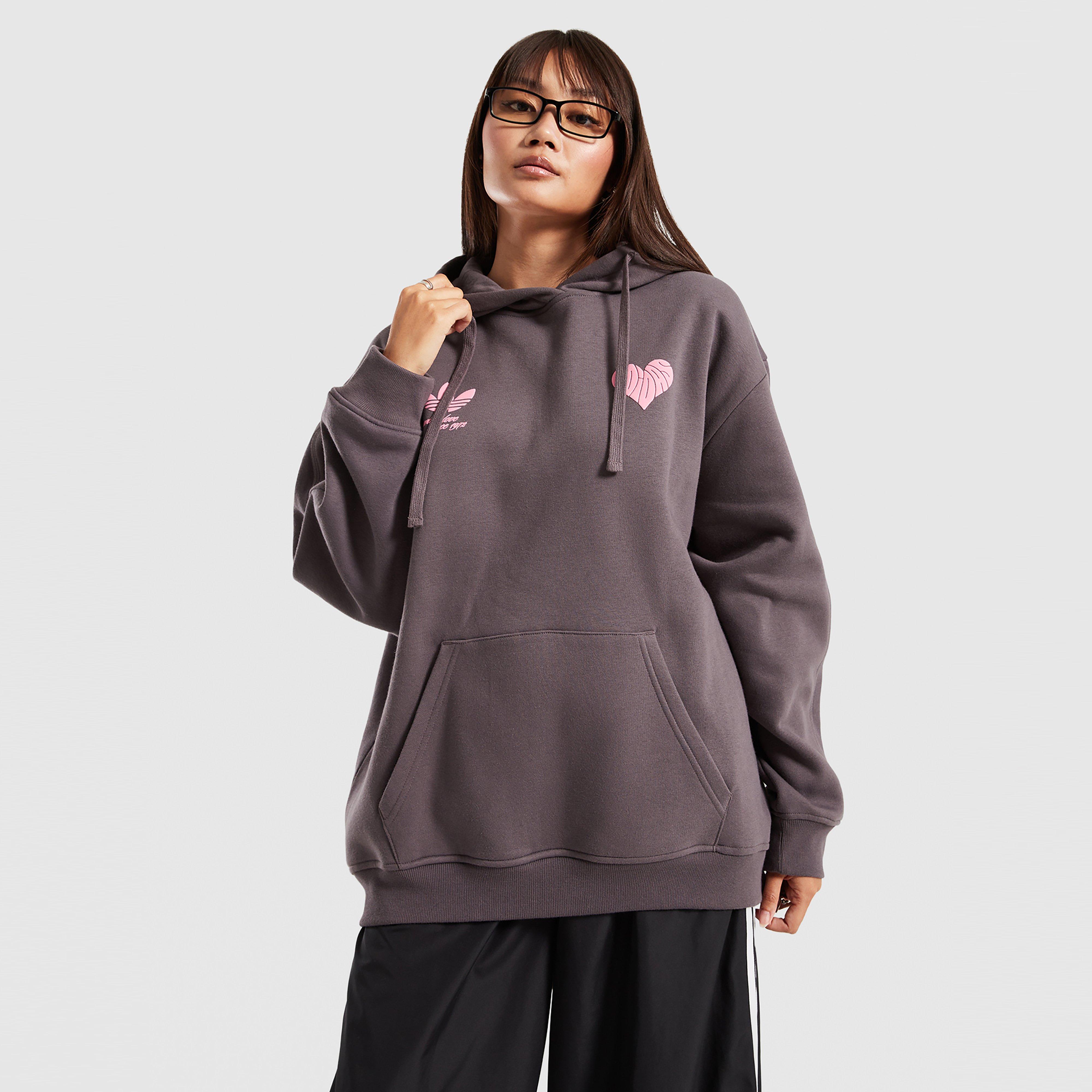 Bluză pentru femei ADIDAS BLUZĂ CU GLUGĂ HEART OS HOOD