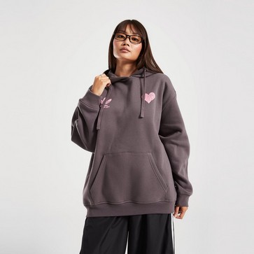 Bluză pentru femei ADIDAS BLUZĂ CU GLUGĂ HEART OS HOOD