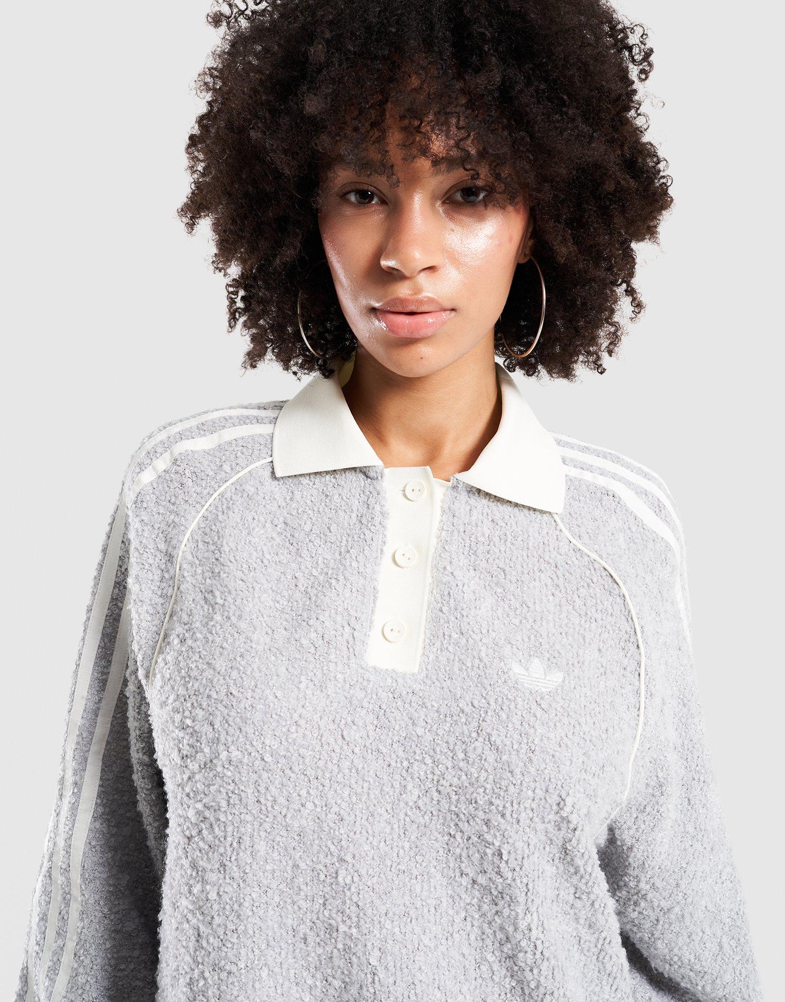 Bluza damska ADIDAS BLUZA OVZD POLO CREW KS7791 Szary