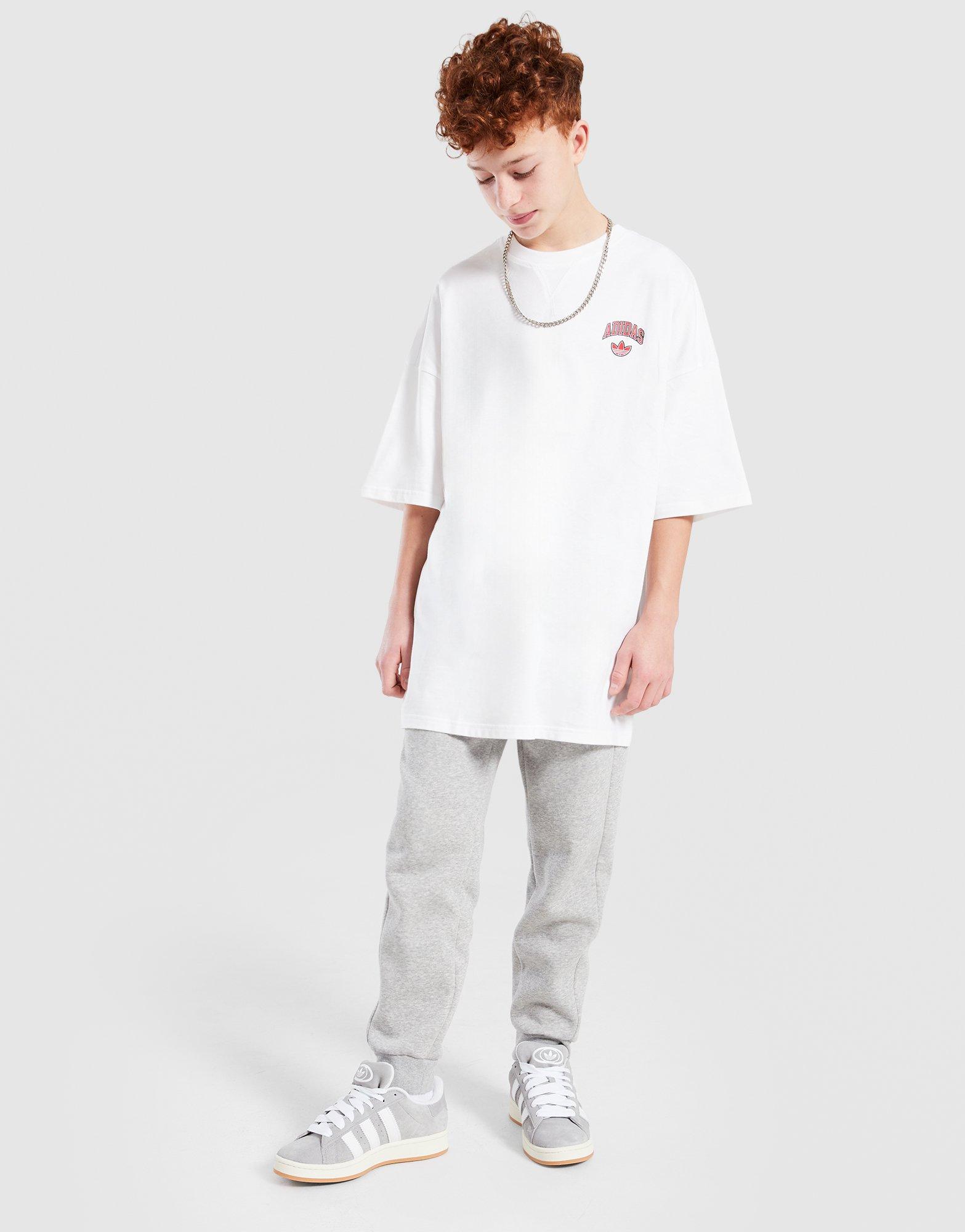 Koszulka, t-shirt dziecięcy ADIDAS T-SHIRT WORLD TOUR TEE KV8429 Biały