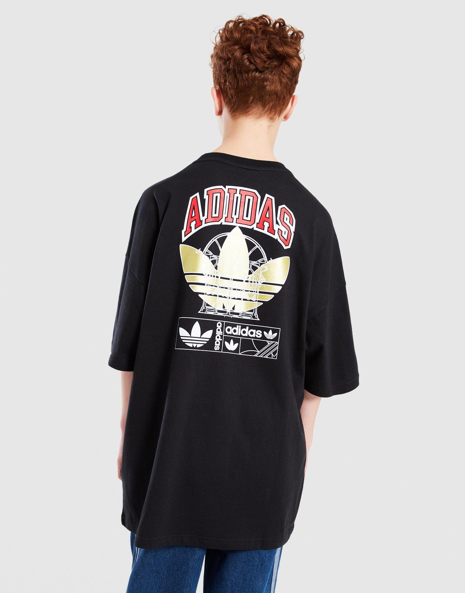 Дитячі футболки ADIDAS ФУТБОЛКА WORLD TOUR TEE KV8430 Чорний