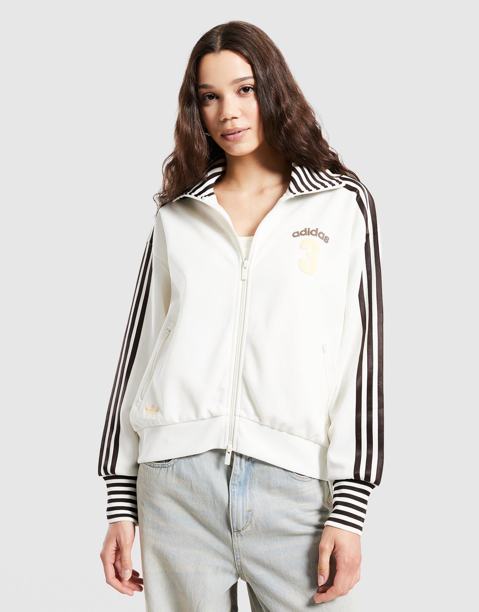 adidas Bluza Rozpinana Vintage Bb Tt Striped Rib