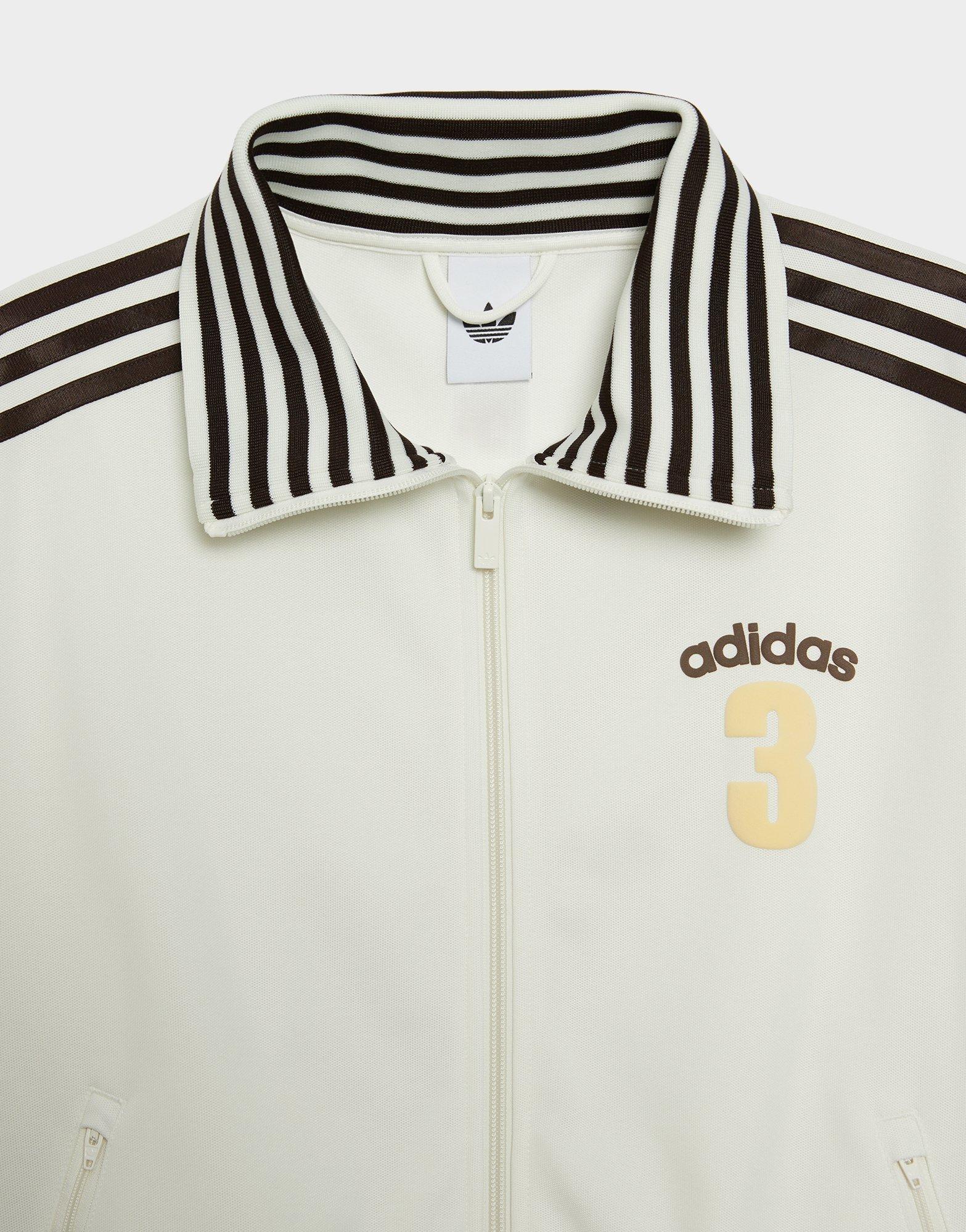 Dámska mikina ADIDAS MIKINA VINTAGE BB TT STRIPED RIB KW2055 Biela