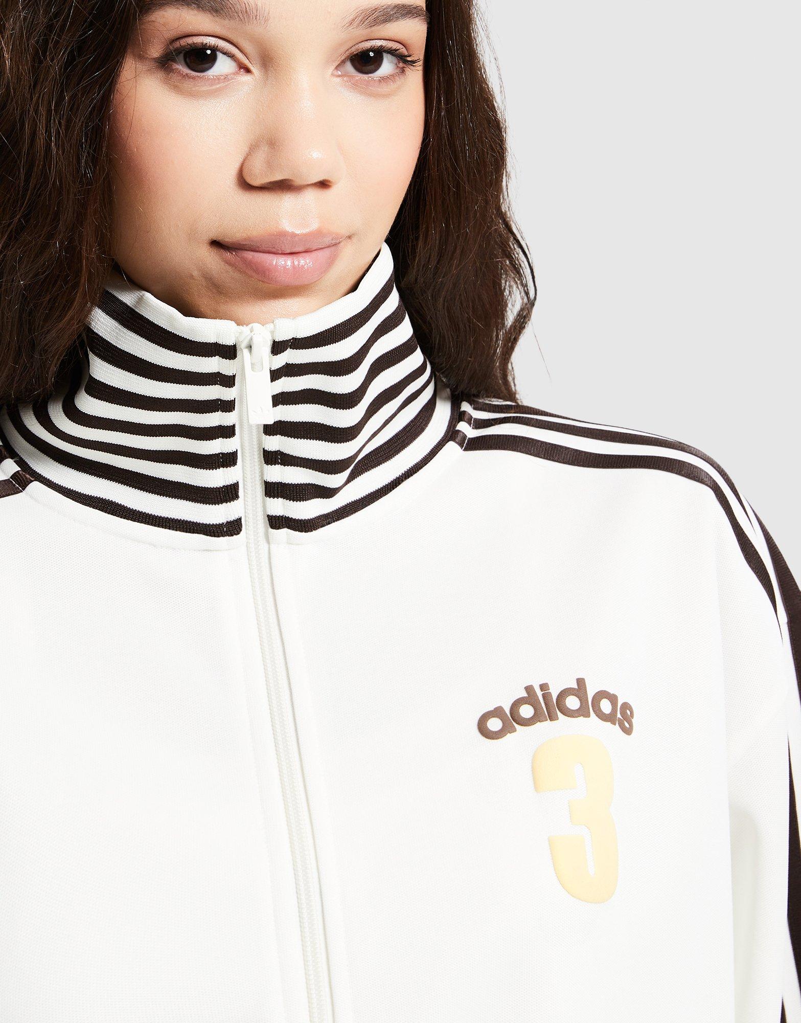 adidas Mikina Vintage Bb Striped Rib