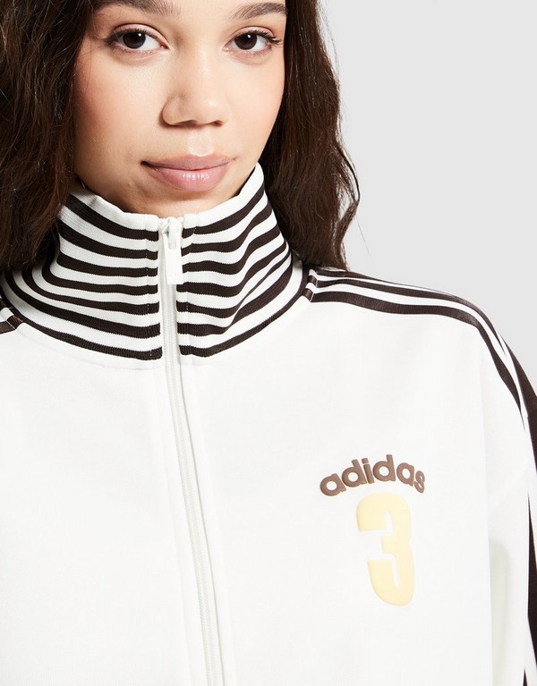 adidas Mikina Vintage Bb Striped Rib