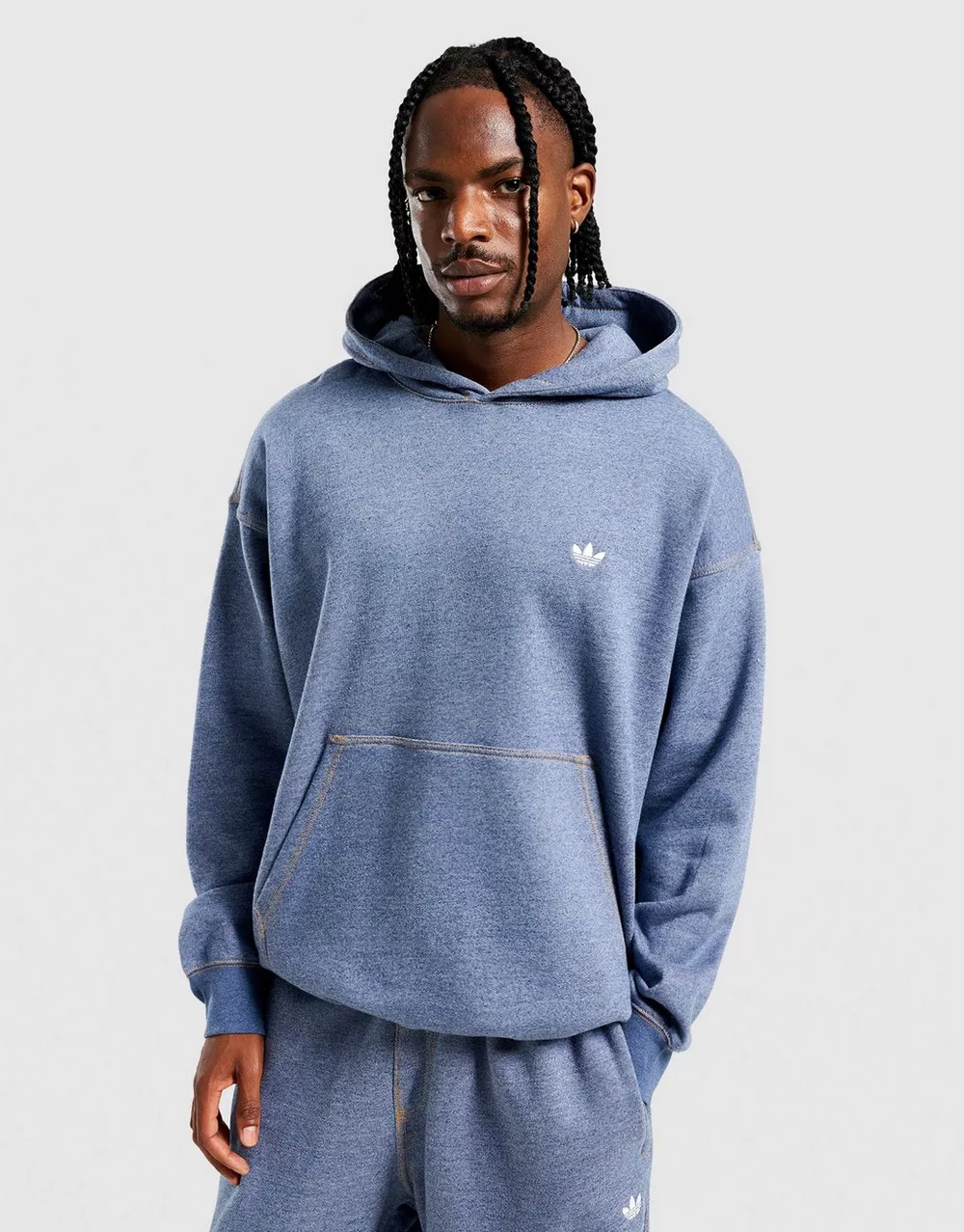 ADIDAS КОФТА З КАПЮШОНОМ TREFOIL ESSENTIALS MEL LS, фото 1 з 5