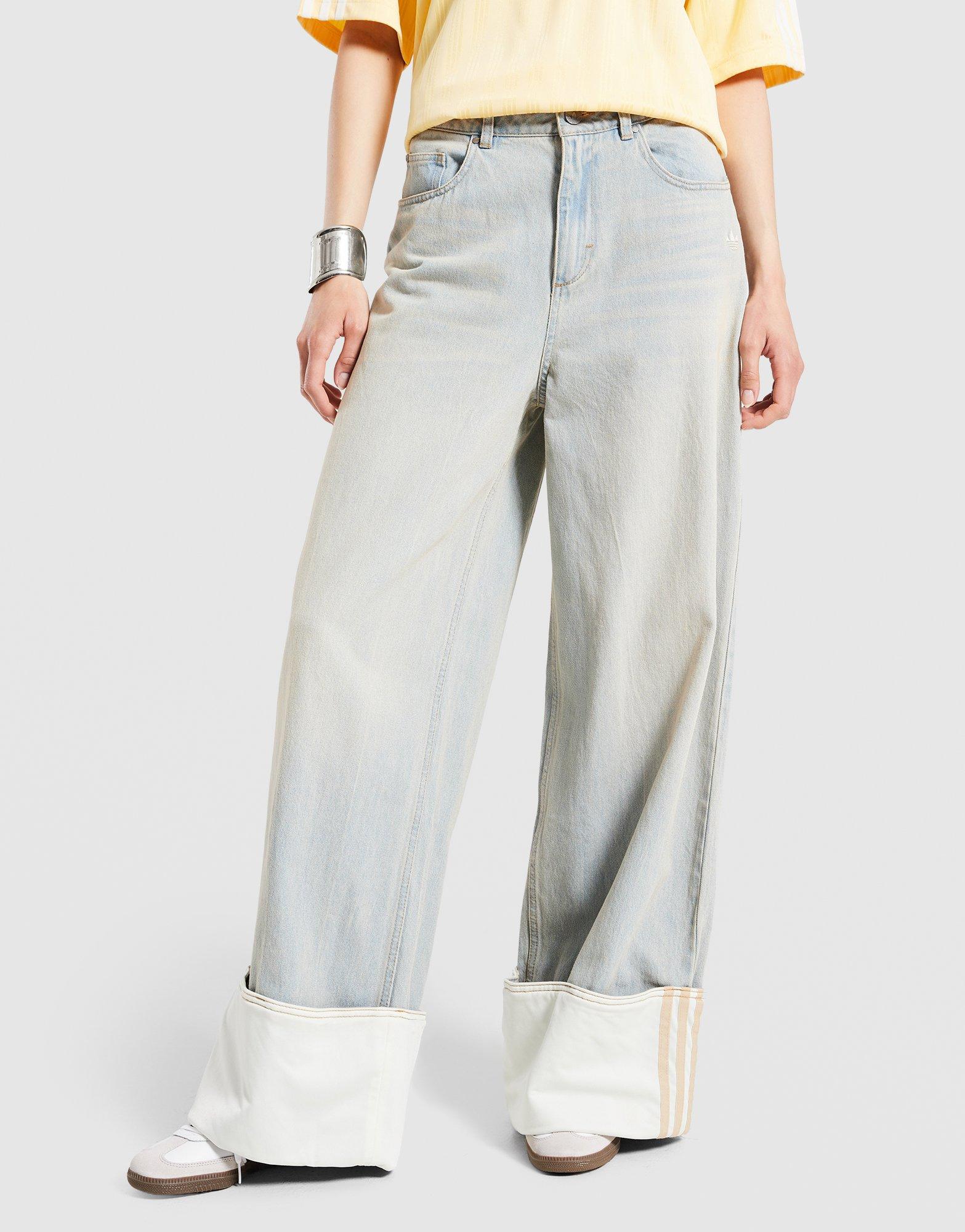 adidas Spodnie Vintage Wide Leg Jeans