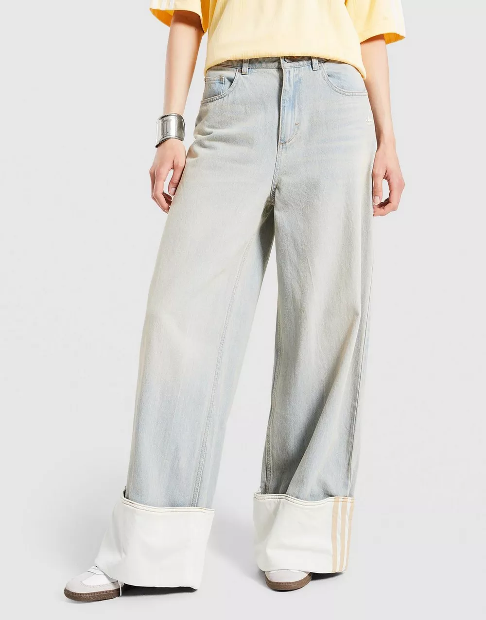 ADIDAS ШТАНИ VINTAGE WIDE LEG JEANS, фото 1 з 4