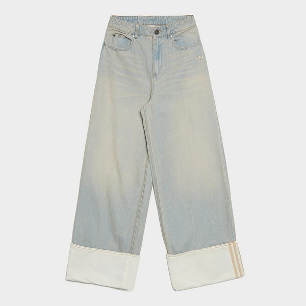 ADIDAS SPODNIE VINTAGE WIDE LEG JEANS
