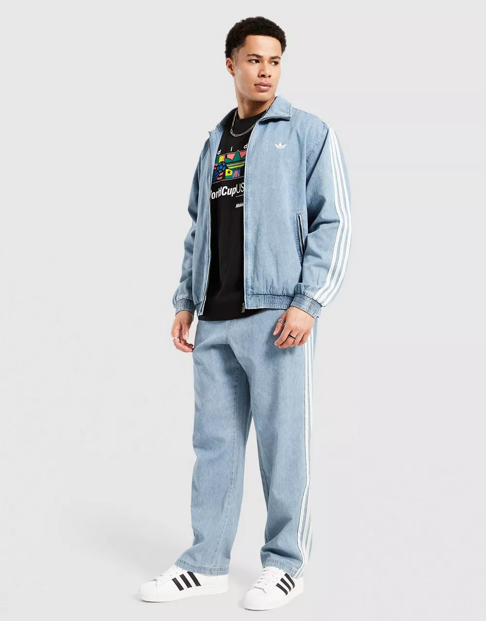 ADIDAS ШТАНИ DENIM FB PANTS, фото 1 з 4