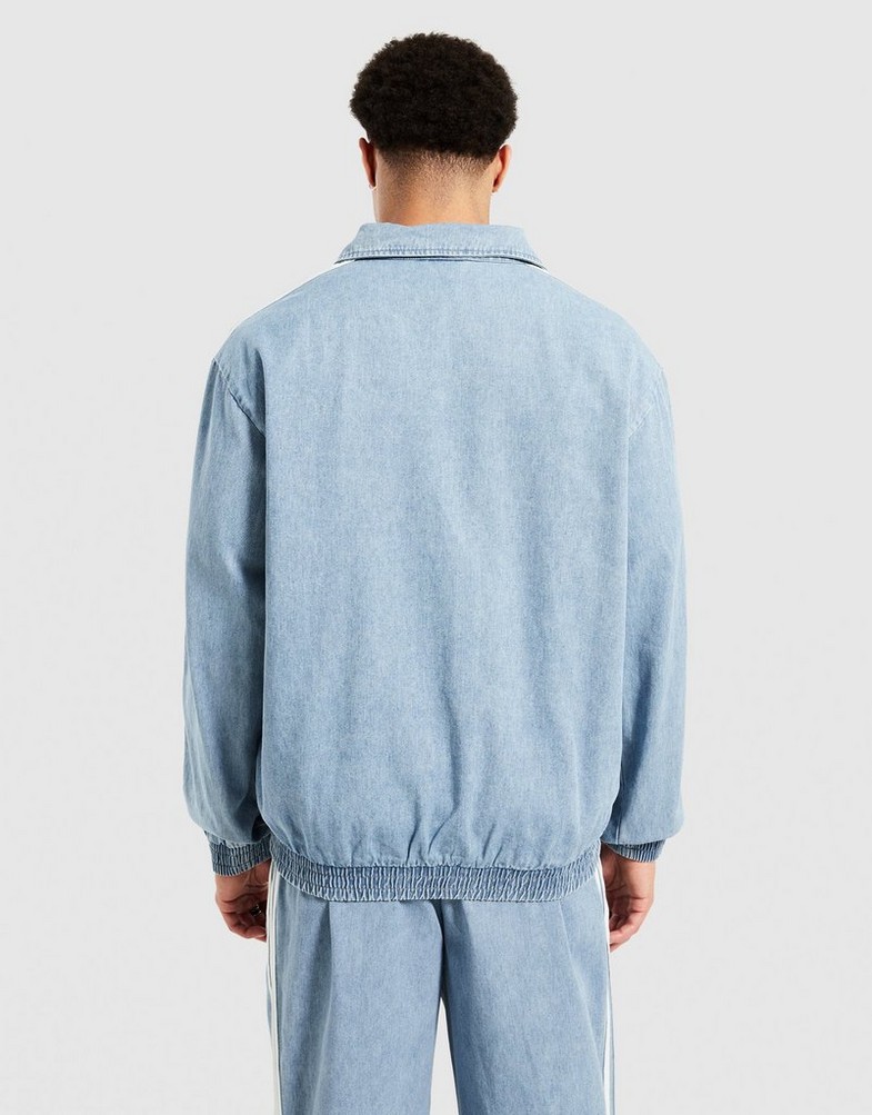 adidas Denim FB Jacket KX1196 Блакитна / Blue | JD Sports