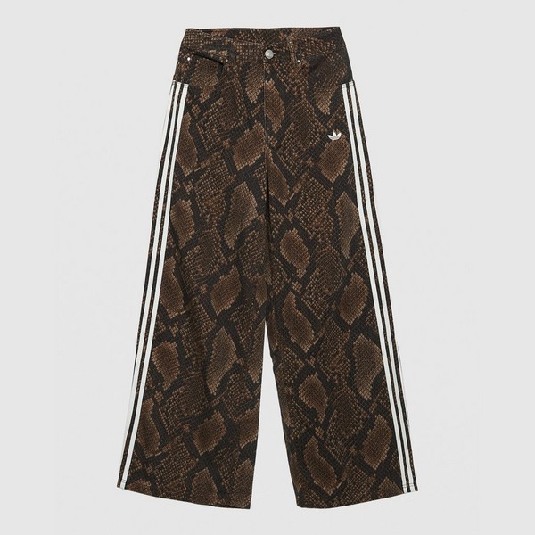 ADIDAS NADRÁG SNAKE PRINT DENIM LOOSE PANTS
