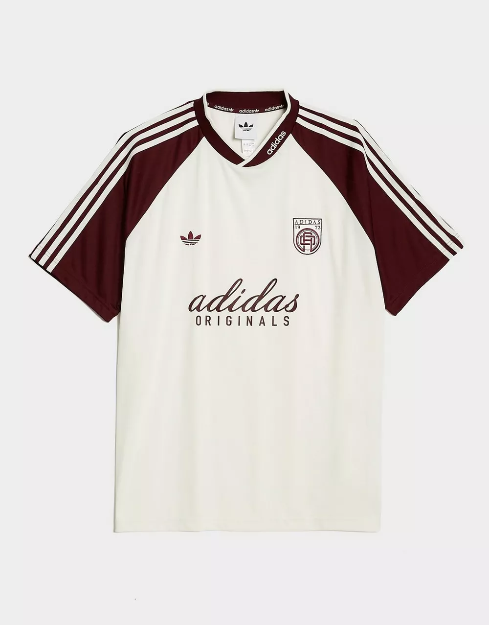 ADIDAS ФУТБОЛКА CLASSIC JACQUARD JERSEY WITH BADGE, фото 1 з 3