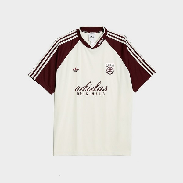 ADIDAS T-SHIRT CLASSIC JACQUARD JERSEY WITH BADGE