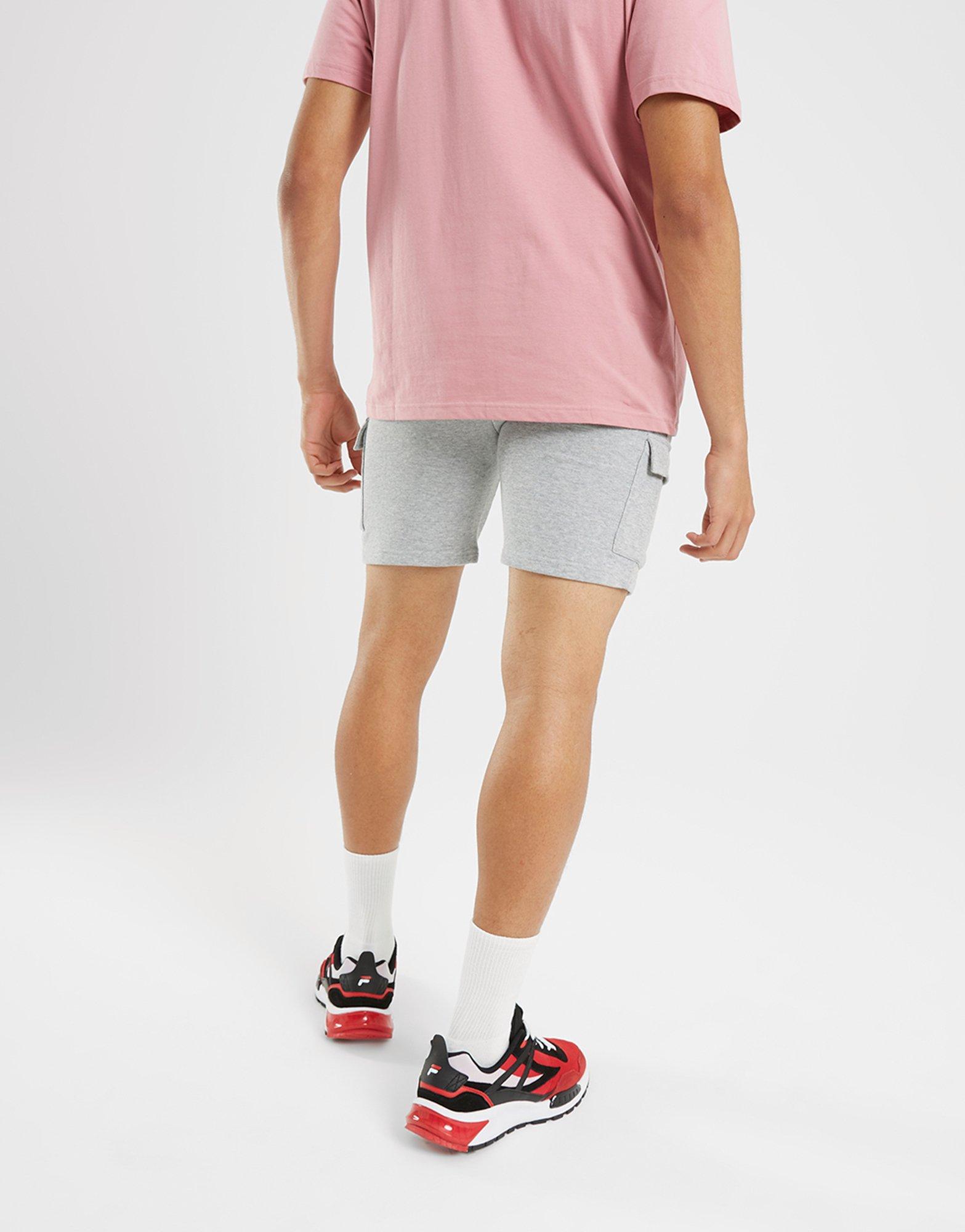 Krótkie spodenki, szorty męskie FILA SZORTY LEYTON CARGO SHT LGH LEYTONSS23JDMLGH Szary