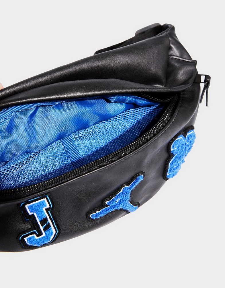 Geantă sport pentru femei NIKE HAD BORSETĂ JAM BOROUGH VARSITY CROSSBODY MA9064KB4 Negru