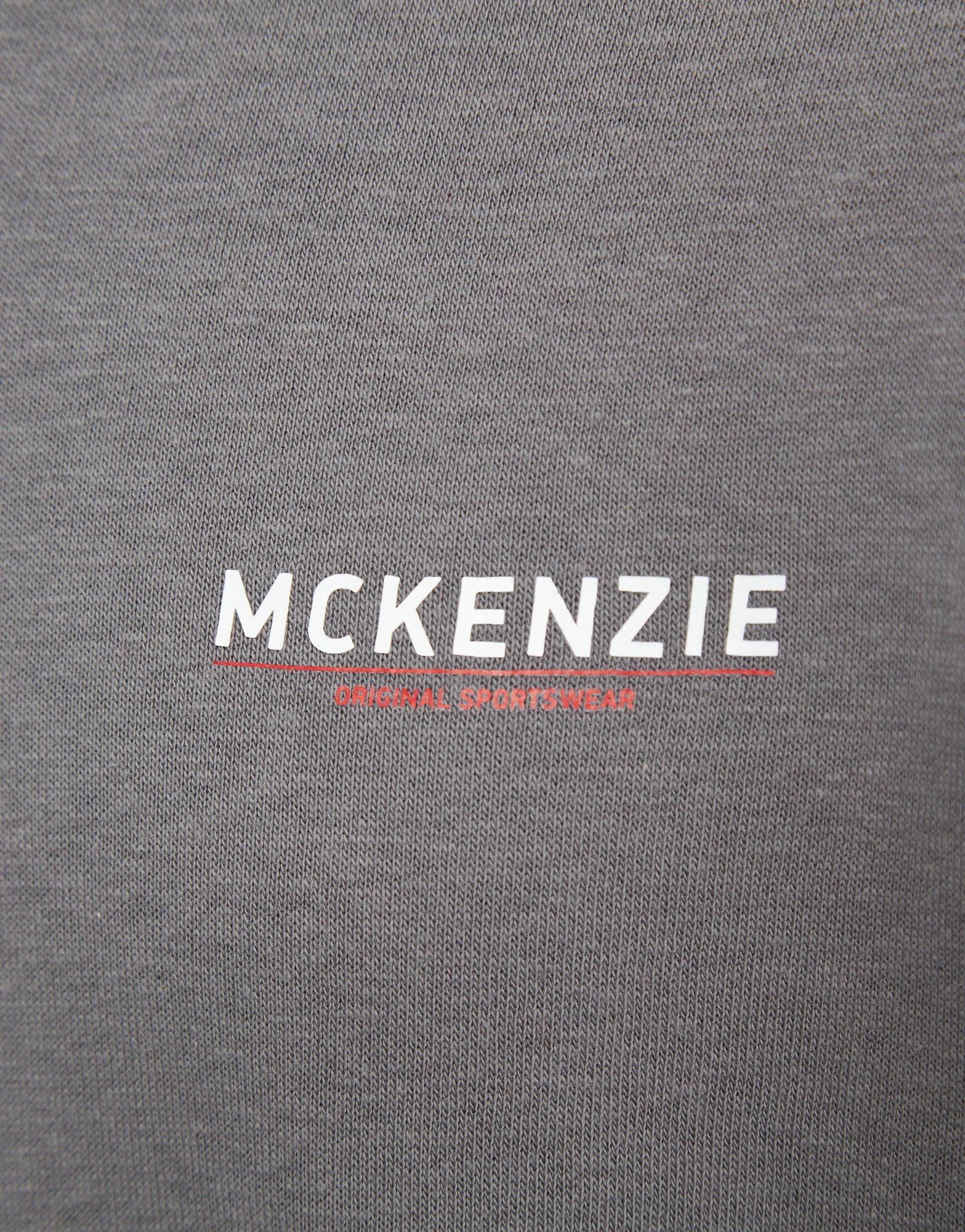 Detská mikina MCKENZIE MIKINA ROZEPÍNACÍ   S KAPUCÍ ESS EDGE FZ HD MCKTJ15995050 Šedá