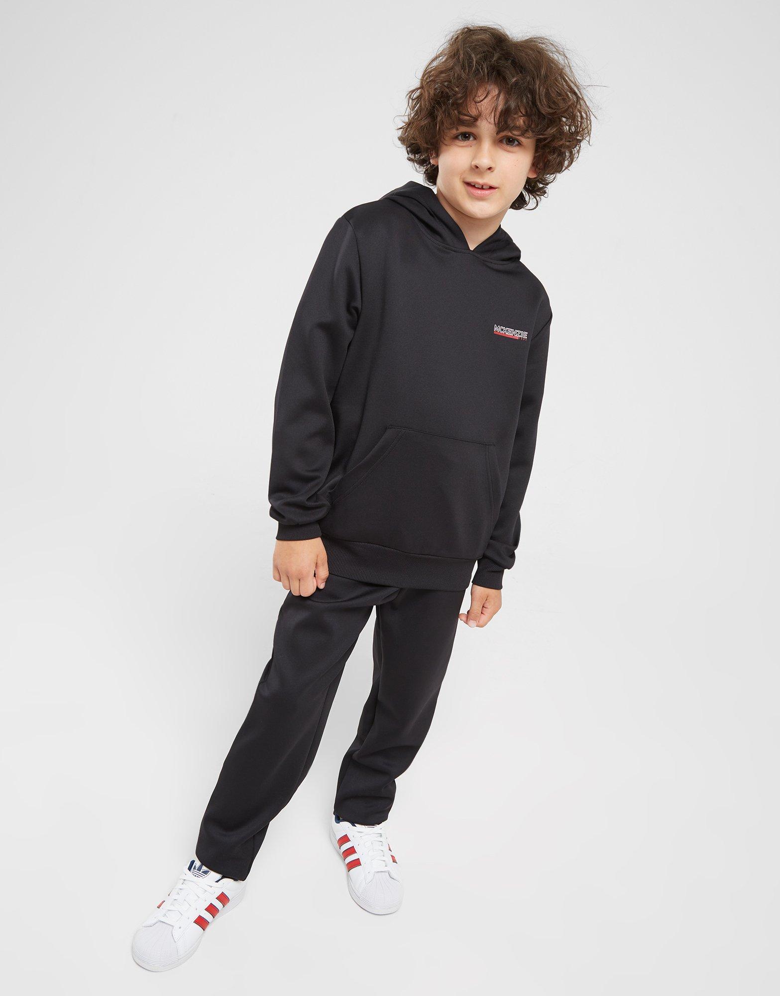 MCKENZIE BLUZA Z KAPTUREM ESS OS PLY HD BLK B MCKTJB16371007 Czarny