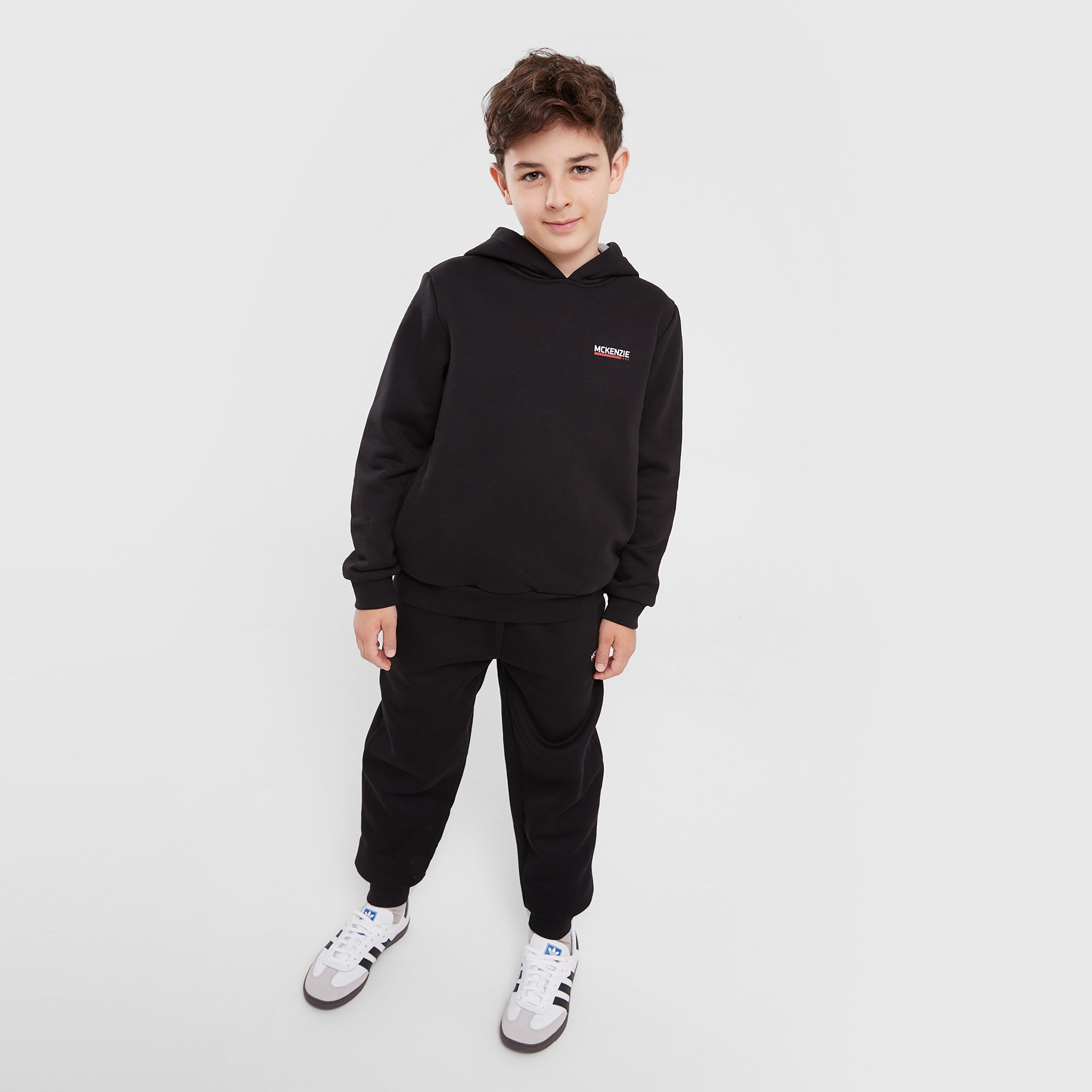 Detská mikina MCKENZIE MIKINA S KAPUCÍ   ESSENTIALS OH HD BLK-BLK