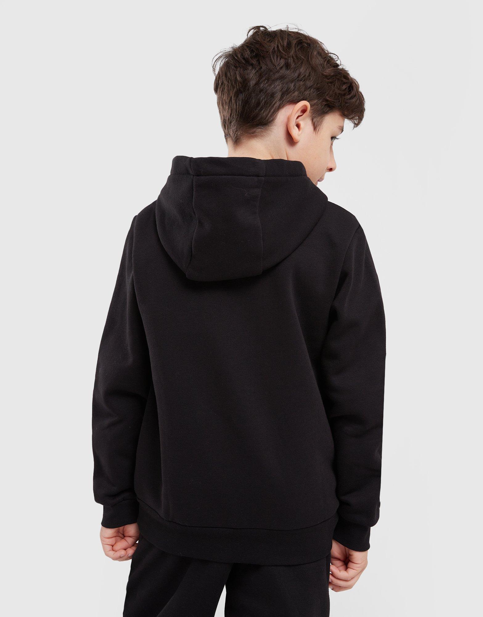 Detská mikina MCKENZIE MIKINA S KAPUCÍ   ESSENTIALS OH HD BLK-BLK MCKTJB16613007 Černá