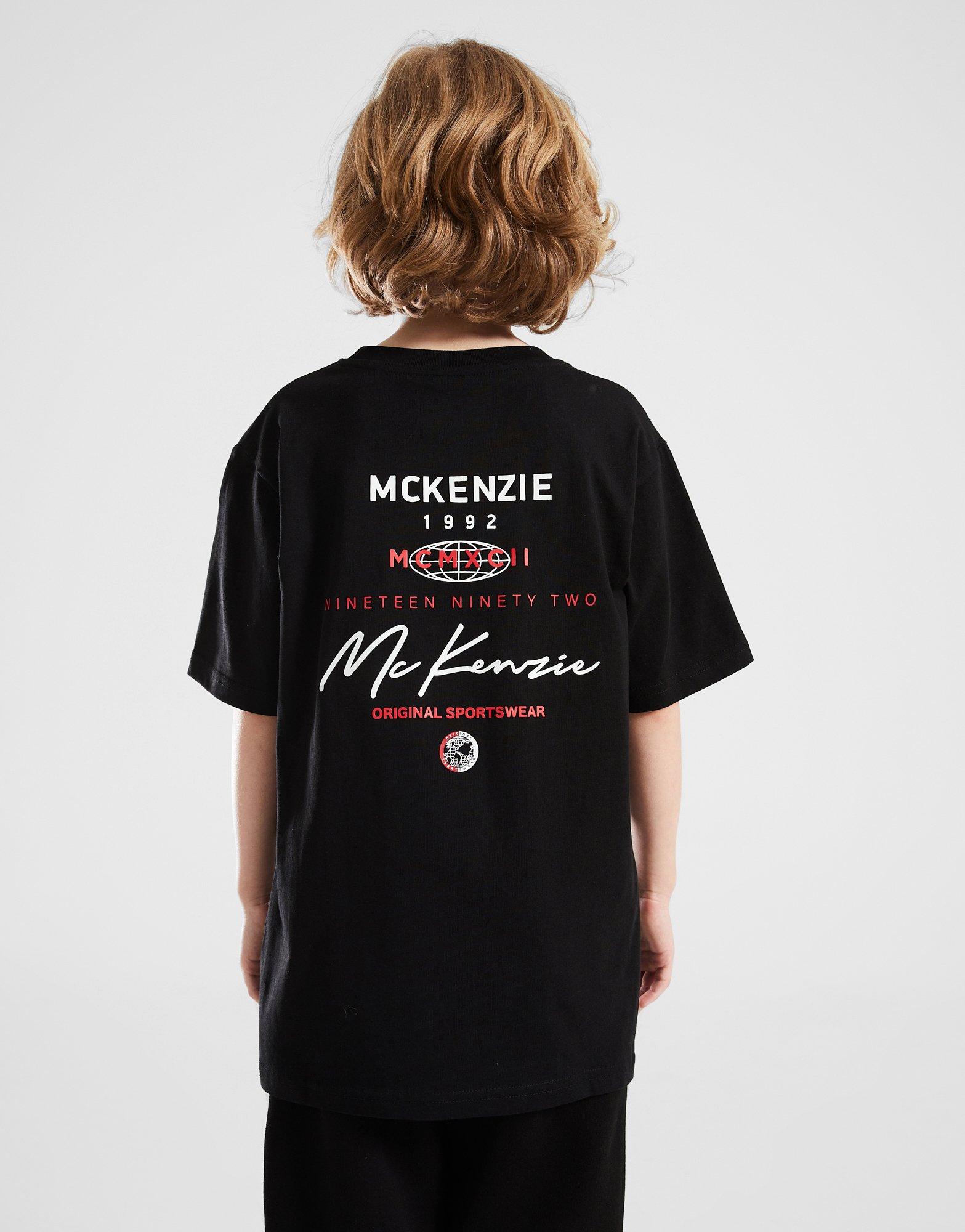 Koszulka, t-shirt dziecięcy MCKENZIE T-SHIRT RACER TEE MCKTJB16718 Czarny