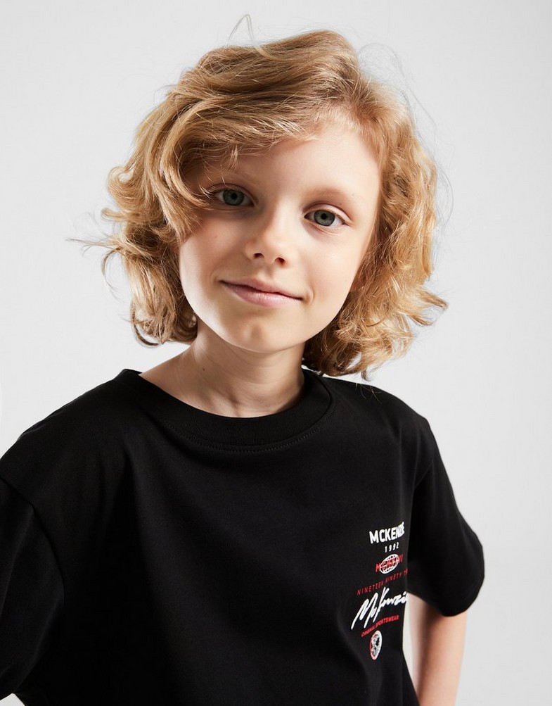 Koszulka, t-shirt dziecięcy MCKENZIE T-SHIRT RACER TEE MCKTJB16718 Czarny