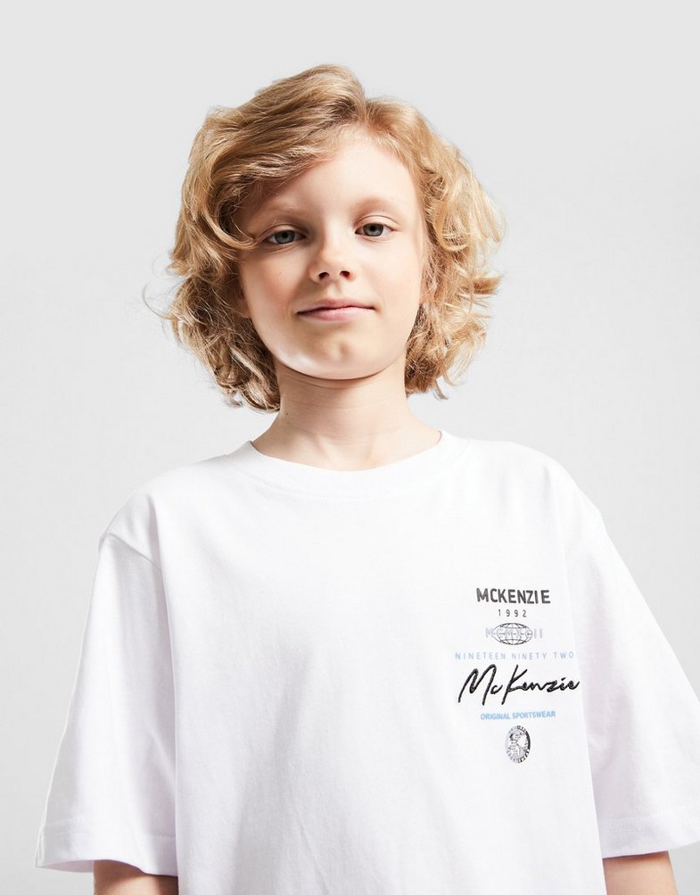 Koszulka, t-shirt dziecięcy MCKENZIE T-SHIRT RACER TEE MCKTJB16718010 Biały