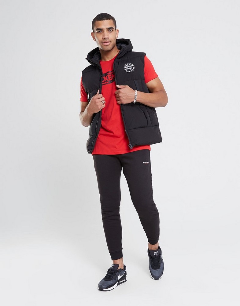MCKENZIE SPODNIE ESS EDGE PNT MET PANTS MCKTM15910090 Czarny