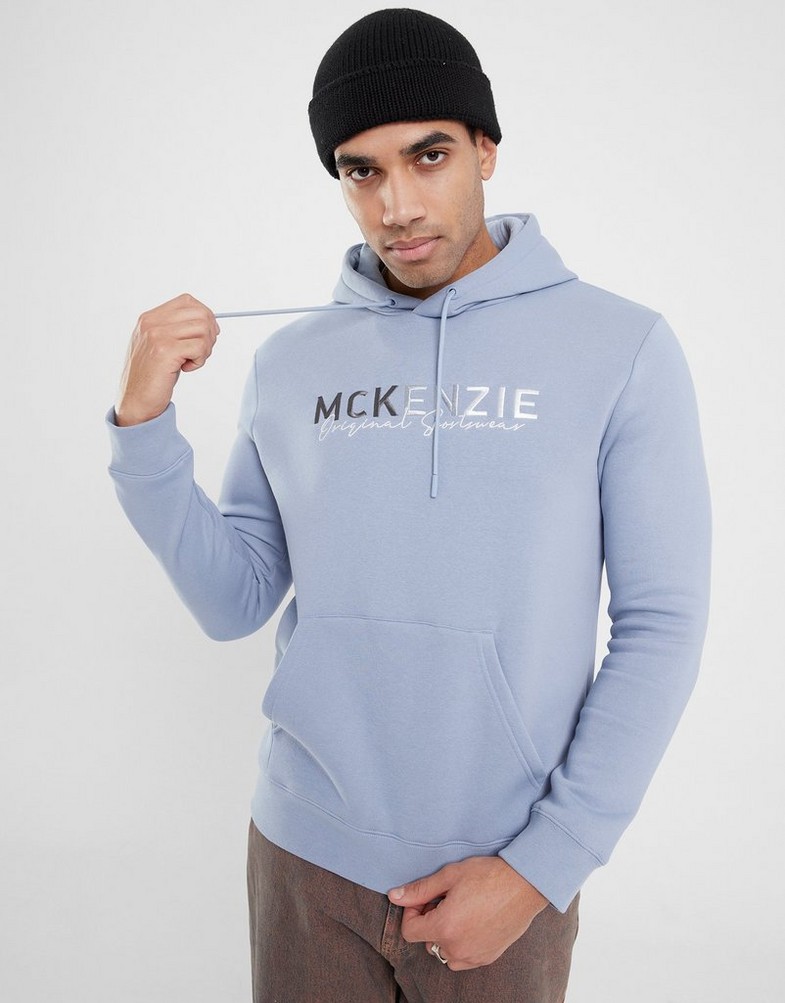 Bluză pentru bărbați MCKENZIE BLUZĂ CU GLUGĂ HARE OH HDBLU MCKTM16448491 Albastru