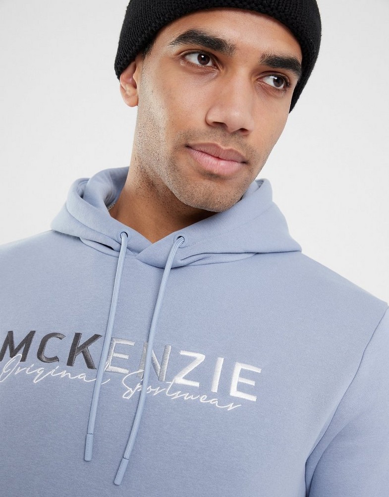 Bluză pentru bărbați MCKENZIE BLUZĂ CU GLUGĂ HARE OH HDBLU MCKTM16448491 Albastru