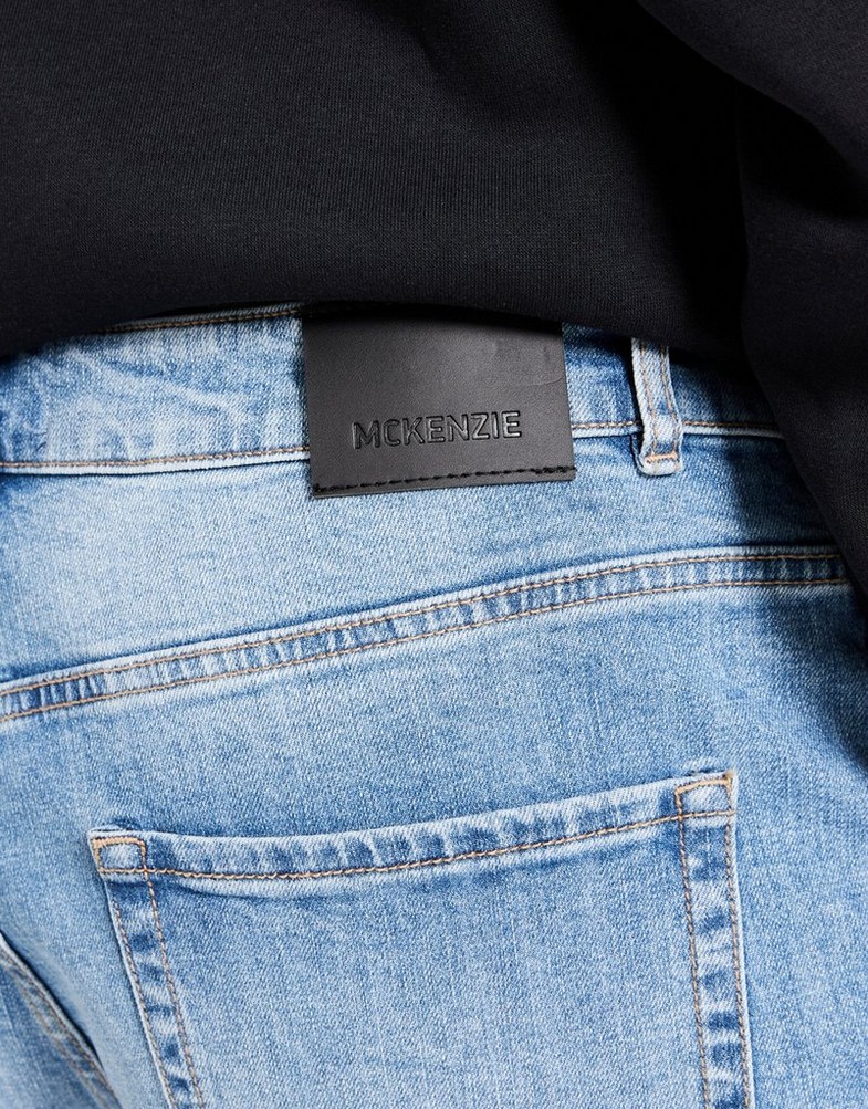 Pantaloni scurți pentru bărbați MCKENZIE PANTALONI SCURȚI CORE DNM SHT LDEN-LWD MCKTM16871740 Albastru