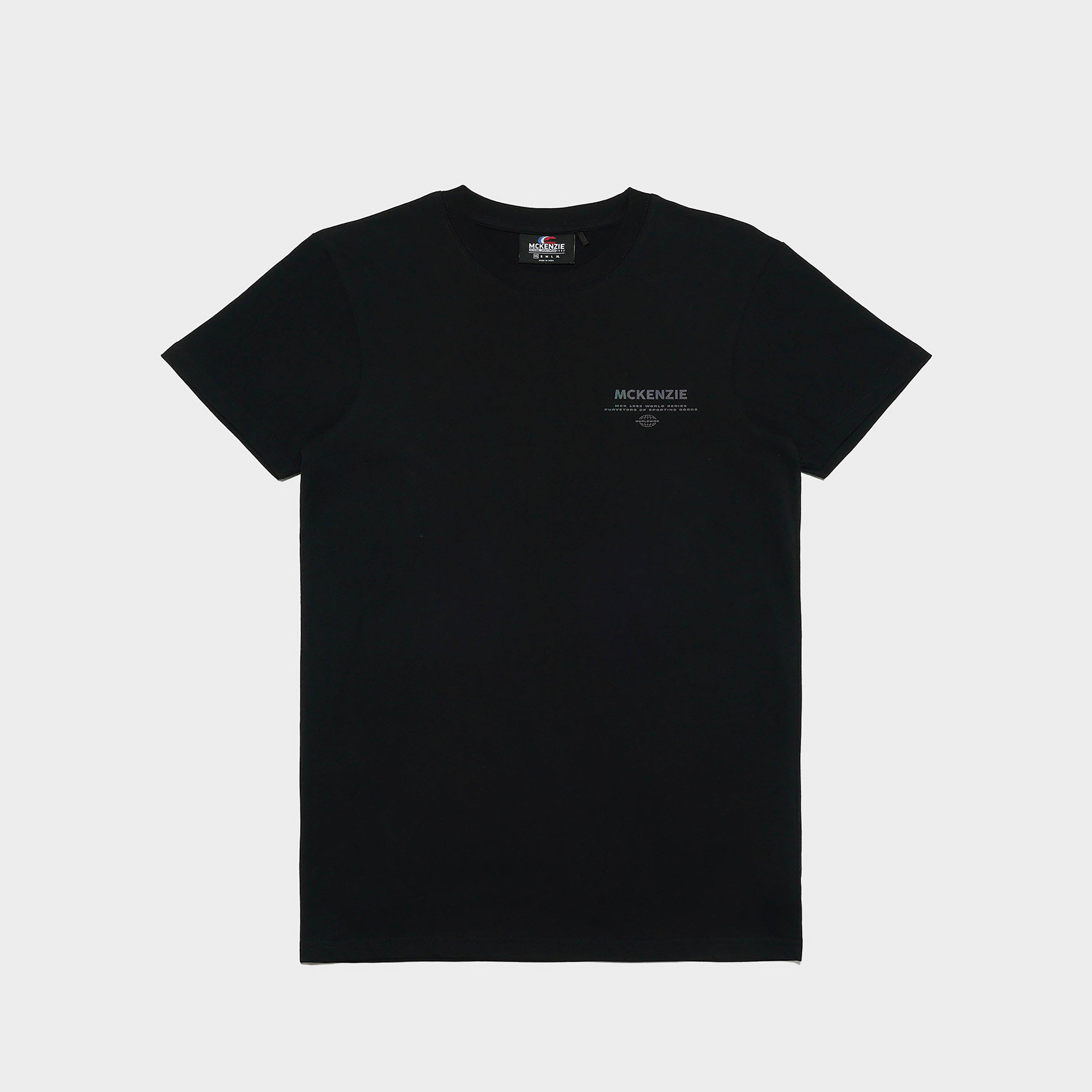 Férfi póló MCKENZIE PÓLÓ STACK TEE BLK-BLK