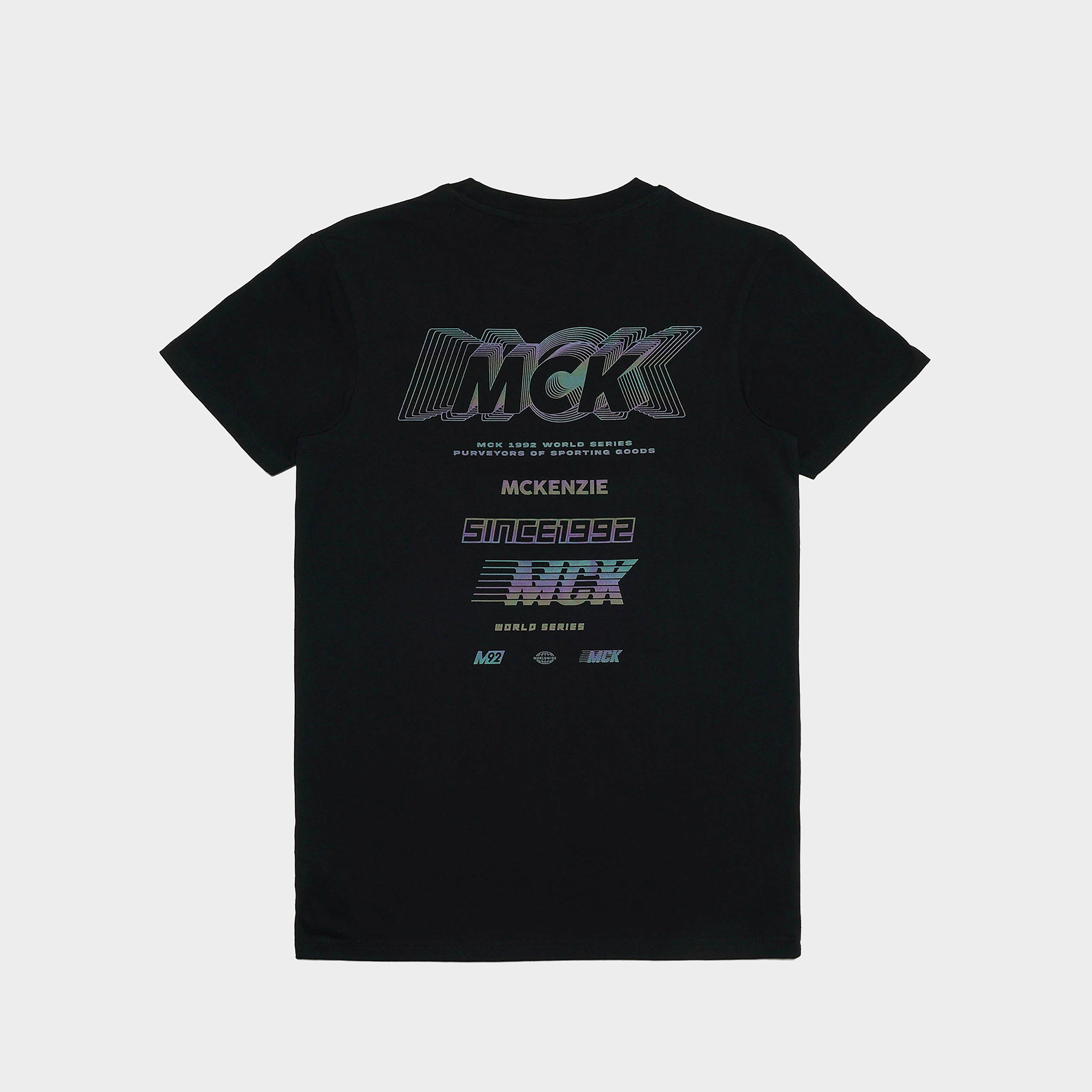 Férfi póló MCKENZIE PÓLÓ STACK TEE BLK-BLK