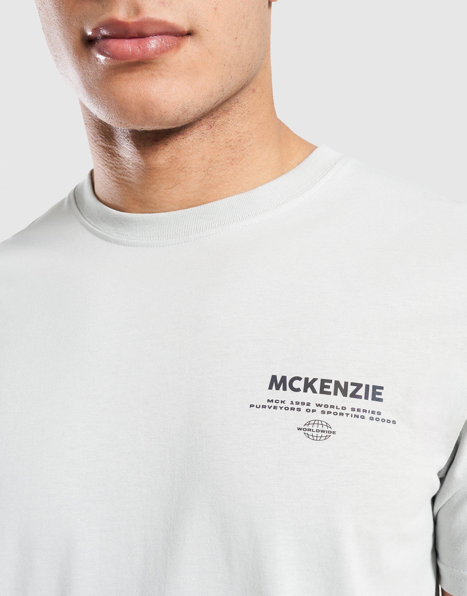 Мъжка тениска MCKENZIE ТЕНИСКА STACK TEE GRY-HIR MCKTM17077020 Сив