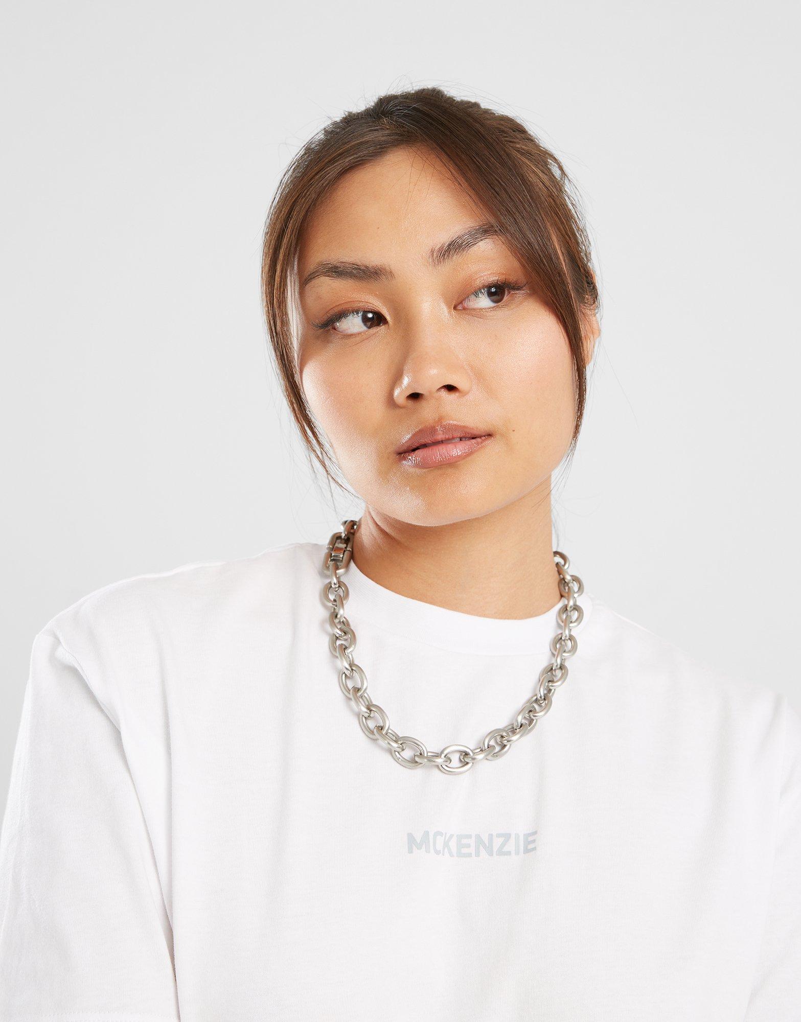 Moteriški marškinėliai MCKENZIE MARŠKINĖLIAI LOGO CRP T WHT/BLK MCKTW16169010 Balta