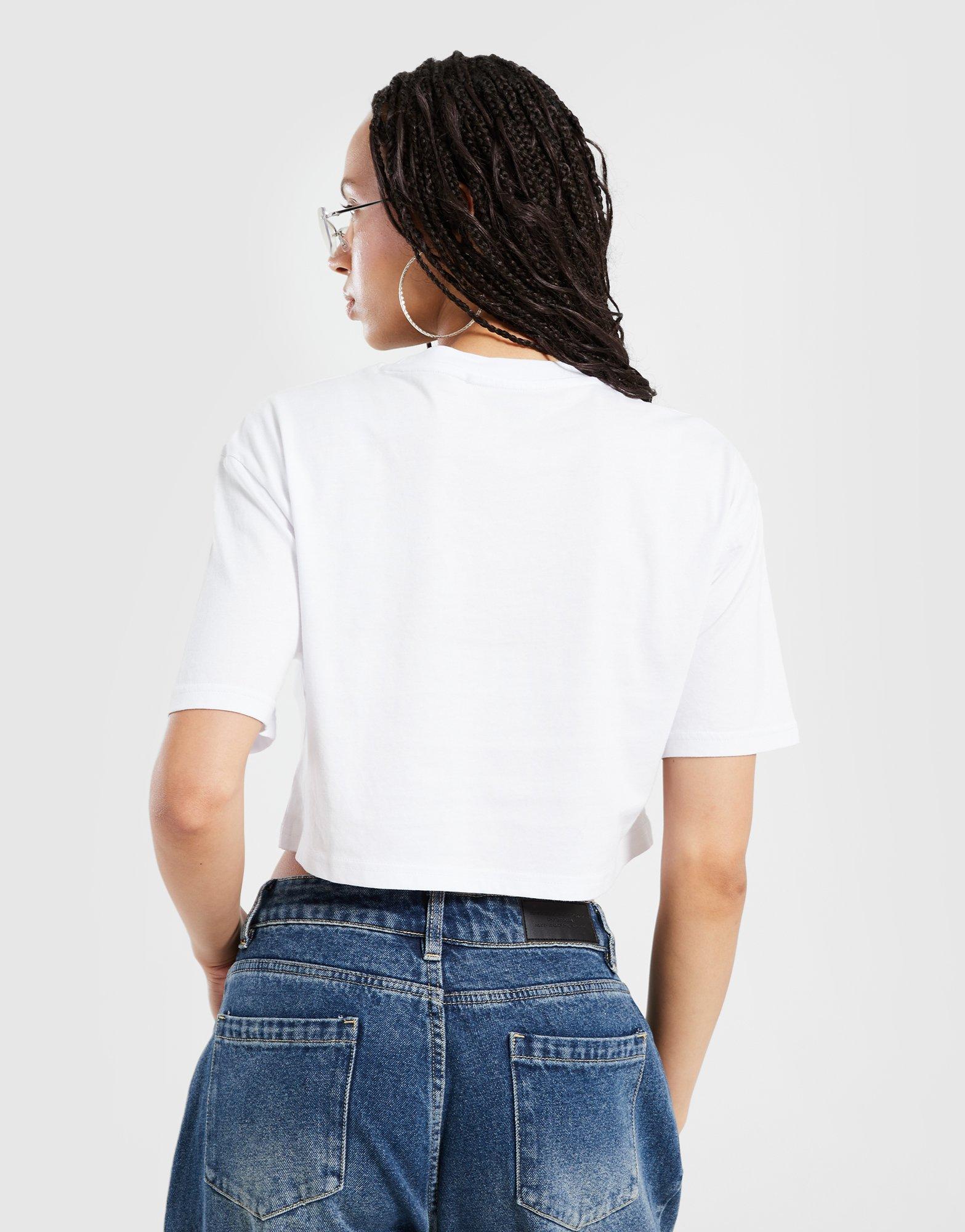 Koszulka, t-shirt damski MCKENZIE T-SHIRT LUNA CROP TEE MCKTW16619010 Biały