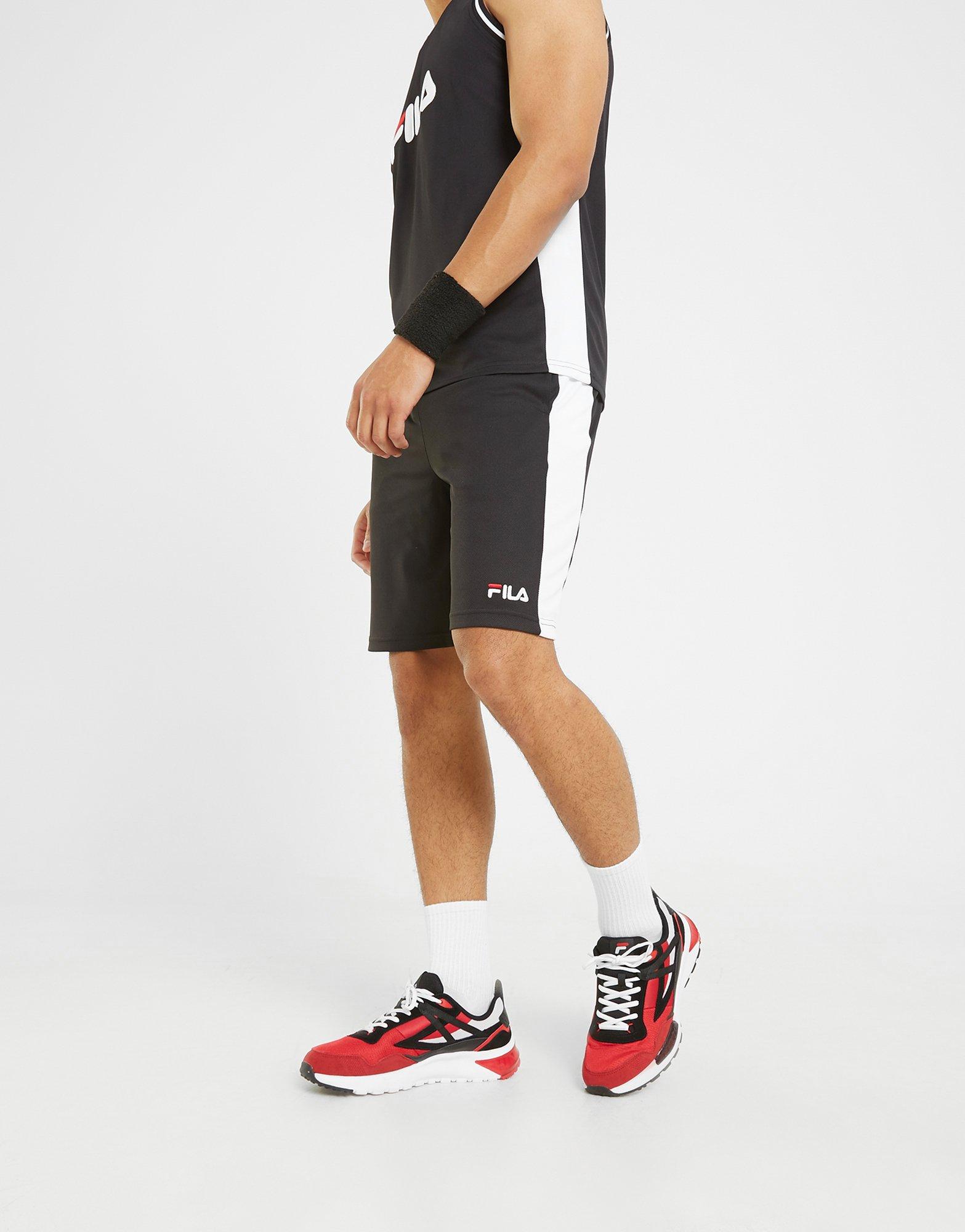 Krótkie spodenki, szorty męskie FILA SZORTY MELLI BBBAL SHT BLK MELLISS22JDM026BLK Czarny