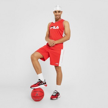Pantaloni scurți pentru bărbați FILA PANTALONI SCURȚI MELLI BBBAL SHT RED