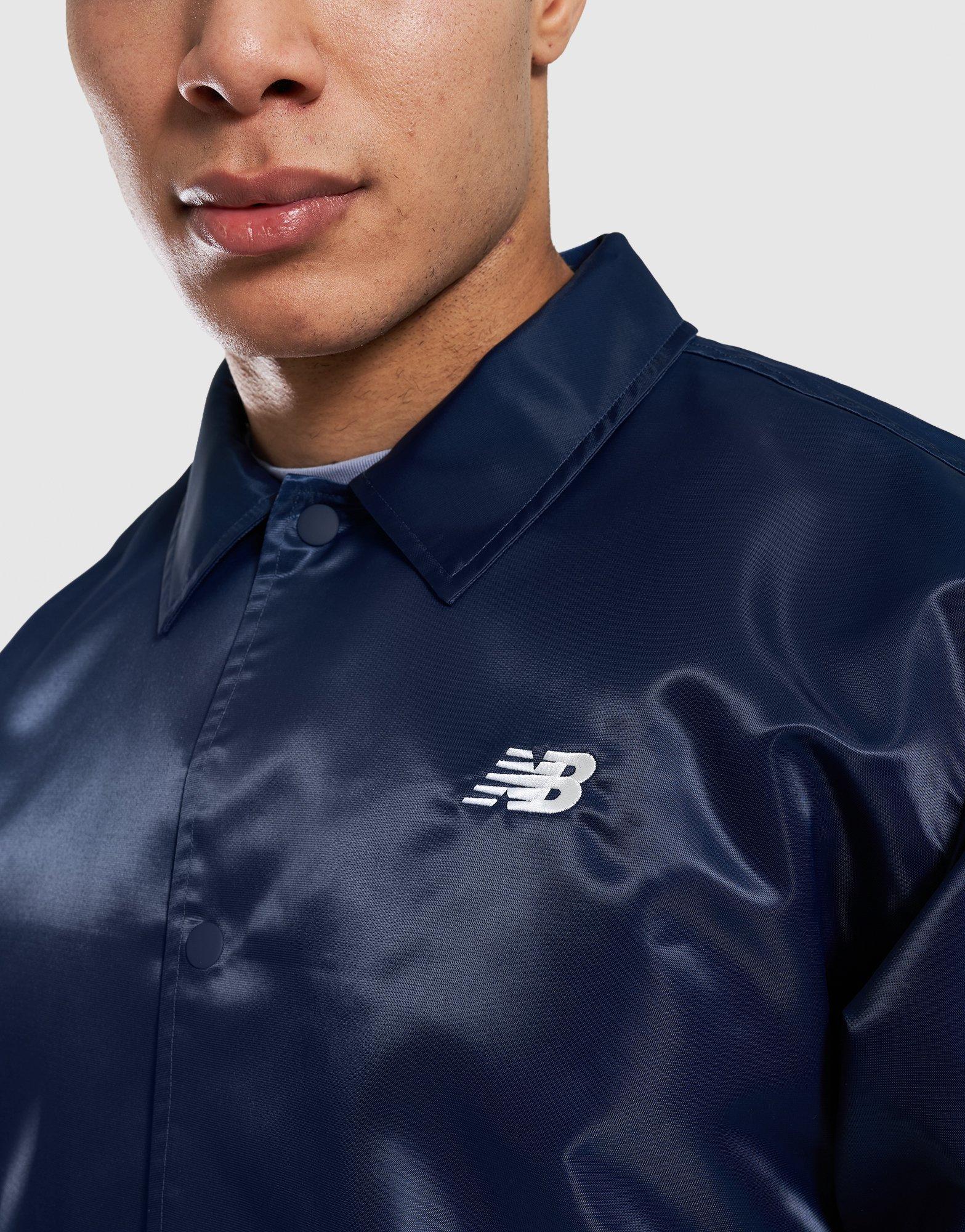 Мъжко яке NEW BALANCE ЯКЕ SGH COACHES JACKET MJ41553NNY Тъмносин