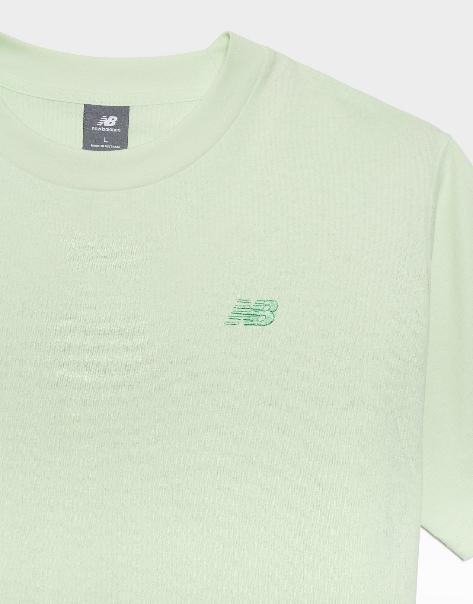 Koszulka, t-shirt męski NEW BALANCE T-SHIRT ATHLETICS COTTON T-SHIRT MT41533MEW Zielony