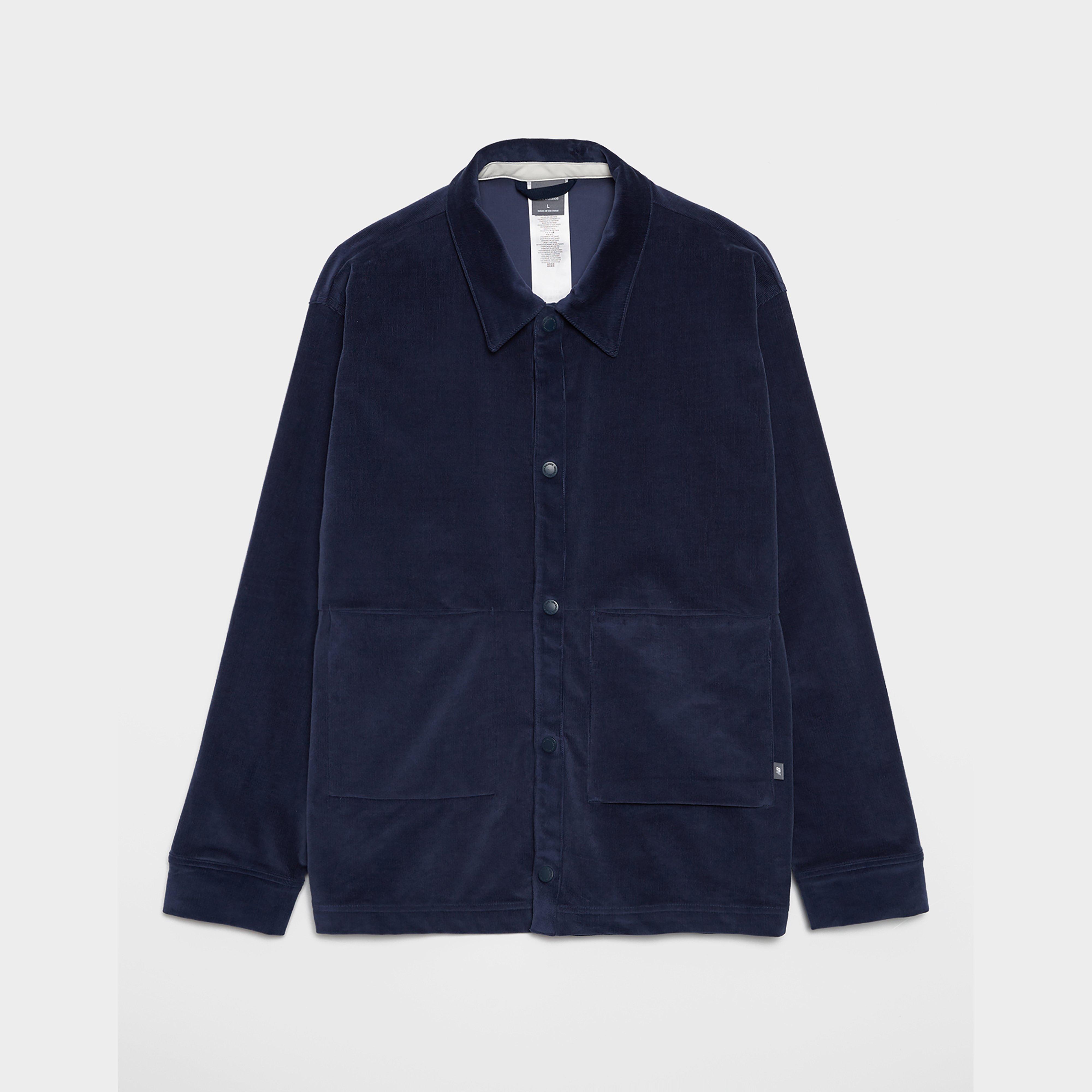 NEW BALANCE KOSZULA STRETCH CORDUROY OVERSHIRT