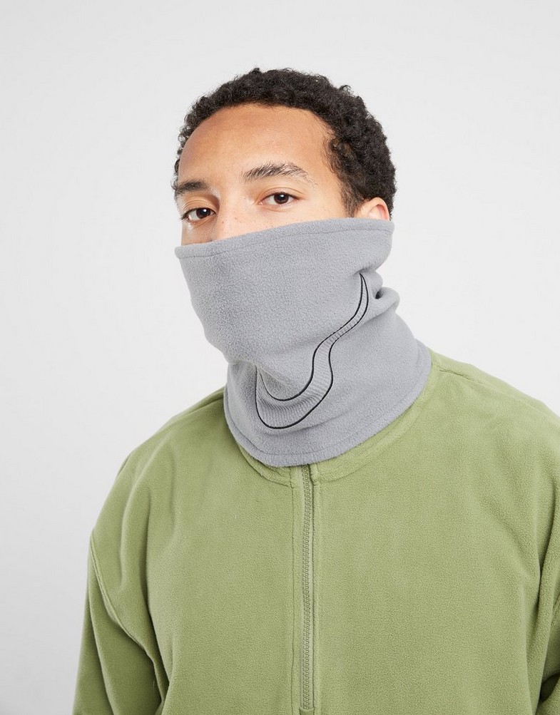 Жіночі шарфи і рукавички NIKE KOMIN SWOOSH FLC SNOOD GRY N.100.0656.076 Сірий