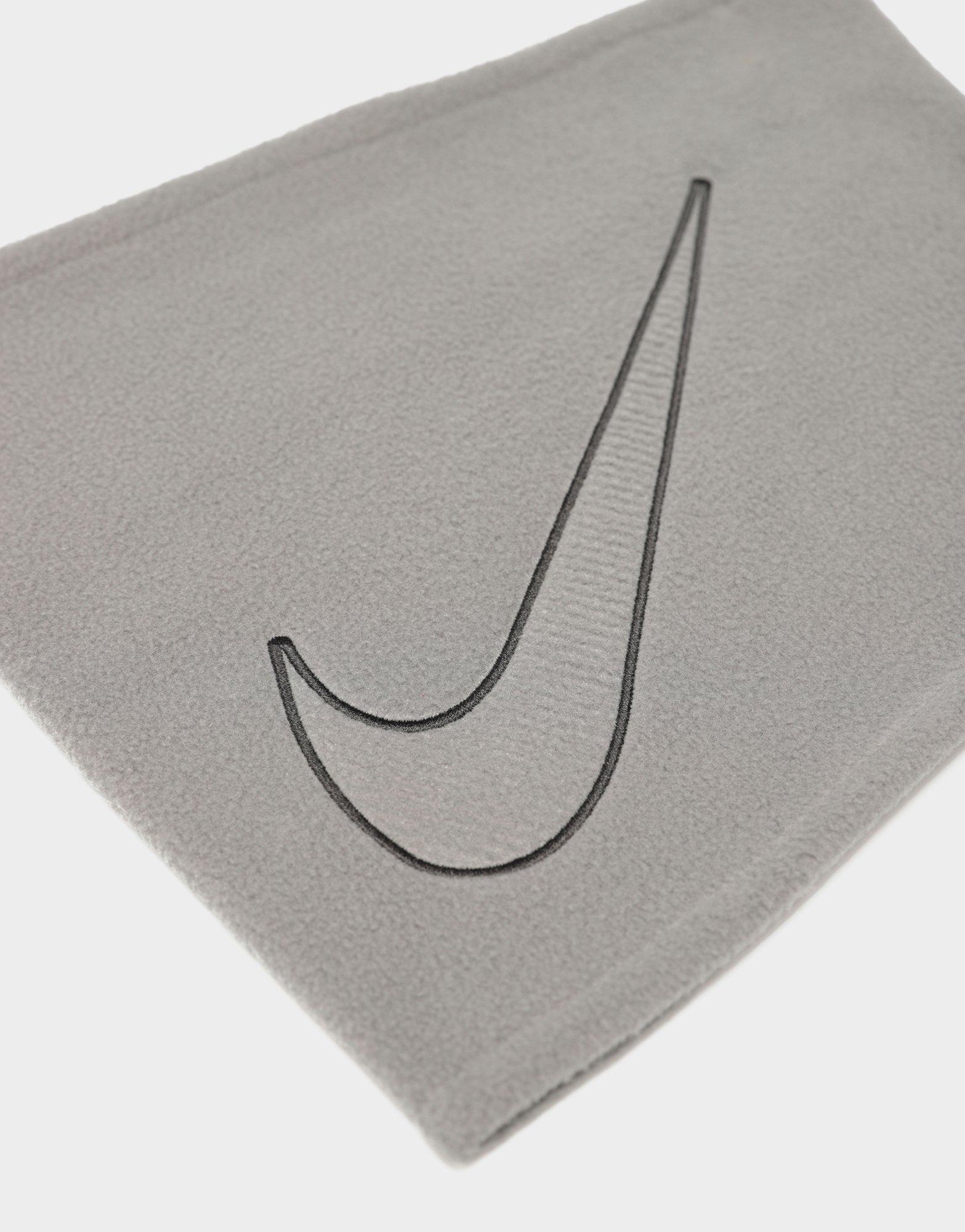 Női sála és kesztyűk NIKE KOMIN SWOOSH FLC SNOOD GRY N.100.0656.076 Szürke