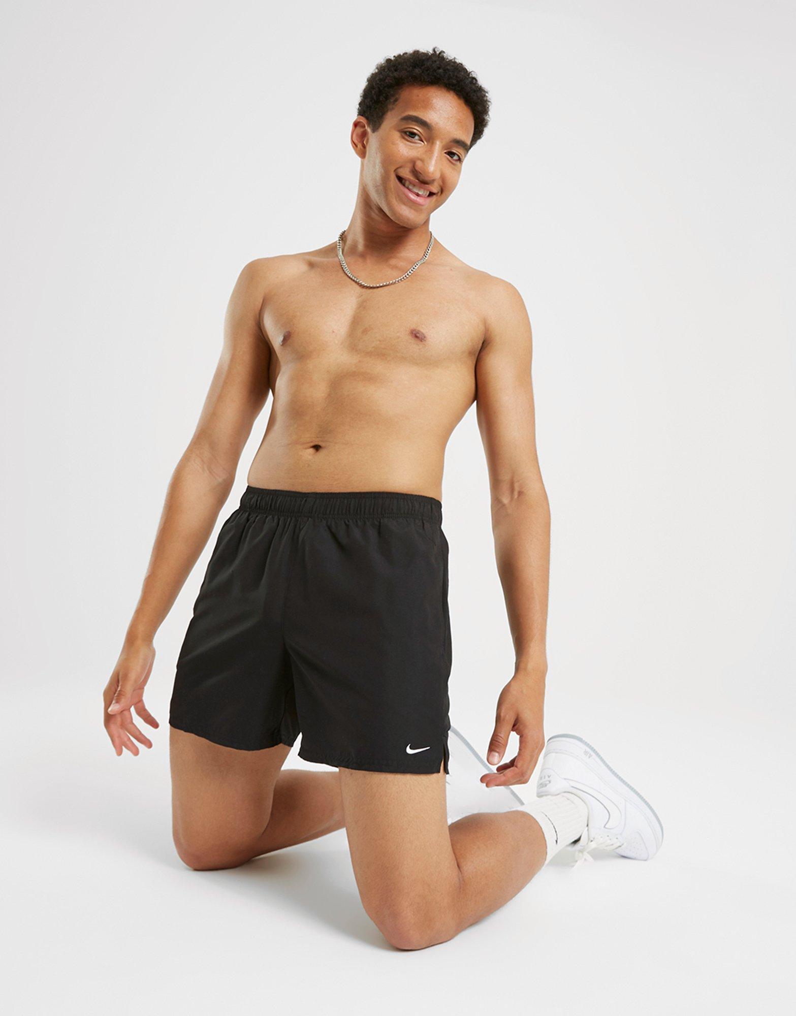 Чоловічі шорти NIKE SWIM ШОРТИ ESSENTIAL 5" NESSA560001 Чорний