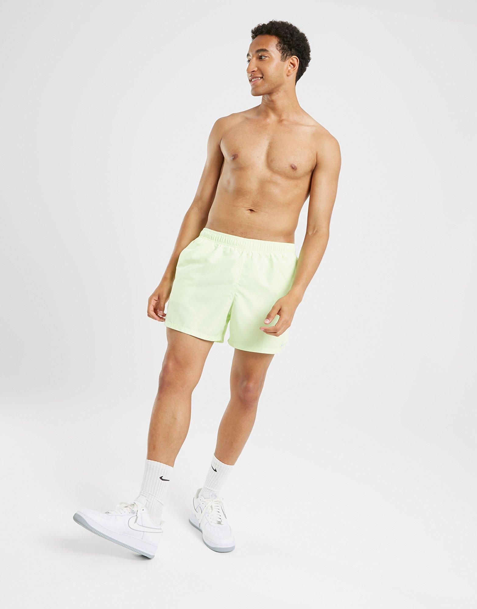Мъжки бански костюм NIKE ШОРТИ NIKE ESSENTIAL 5" NESSA560740 Зелен
