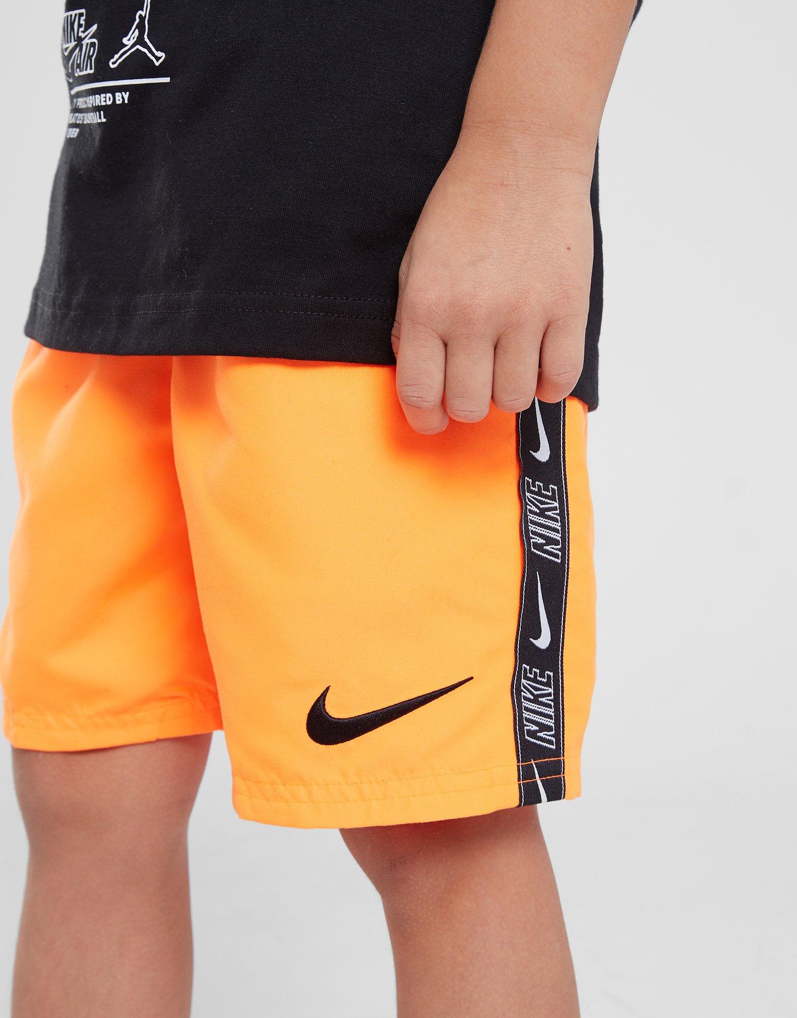 Pantaloni scurți pentru copii NIKE SWIM PANTALONI SCURȚI TAPE SWIM TOTAL ORG NESSD795-822 Portocaliu