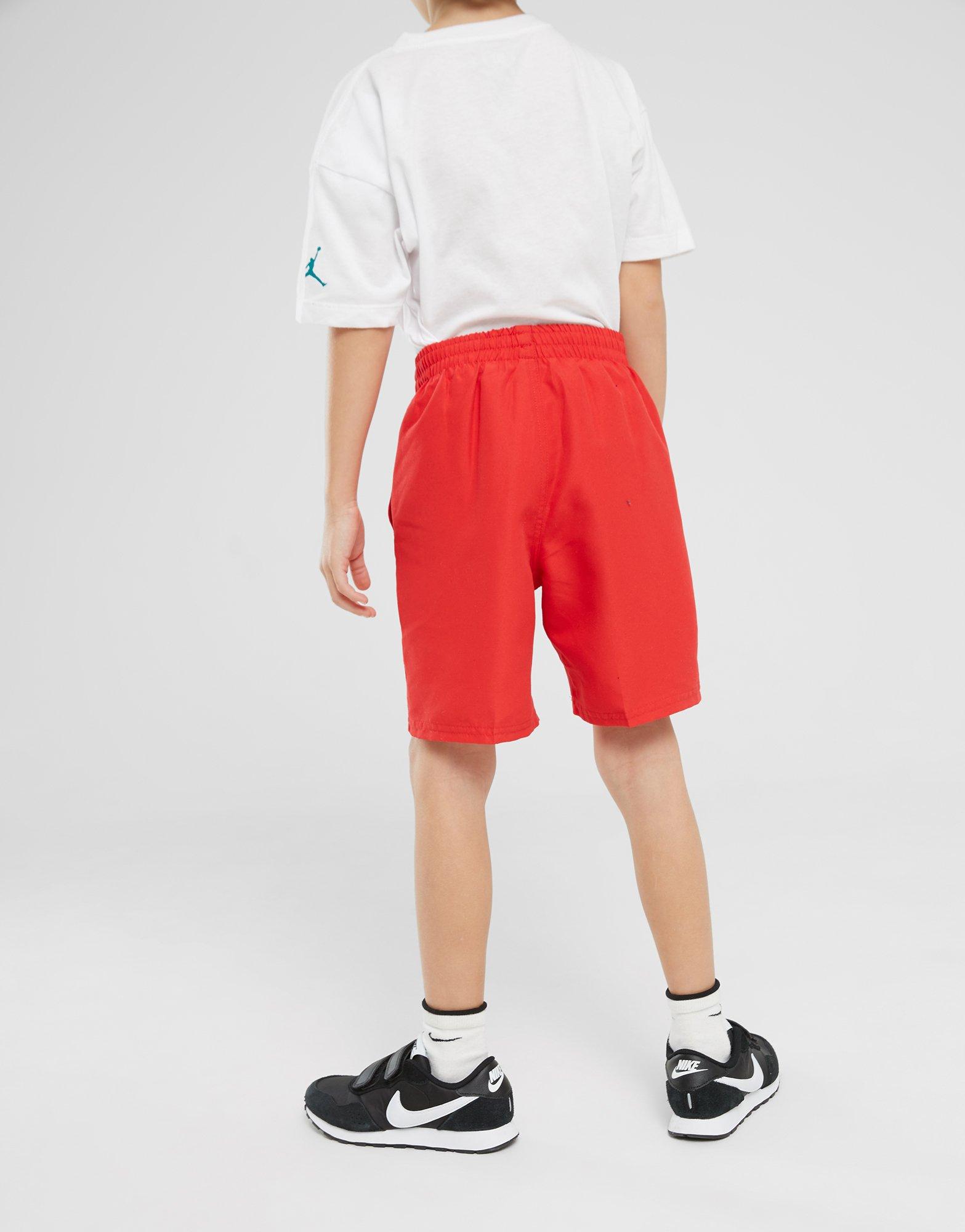 Детски шорти NIKE SWIM ШОРТИ STACKED SWOOSH SWIM RED NESSD854-614 Червен