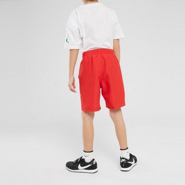 Krótkie spodenki, szorty dziecięce NIKE SWIM SZORTY STACKED SWOOSH SWIM RED